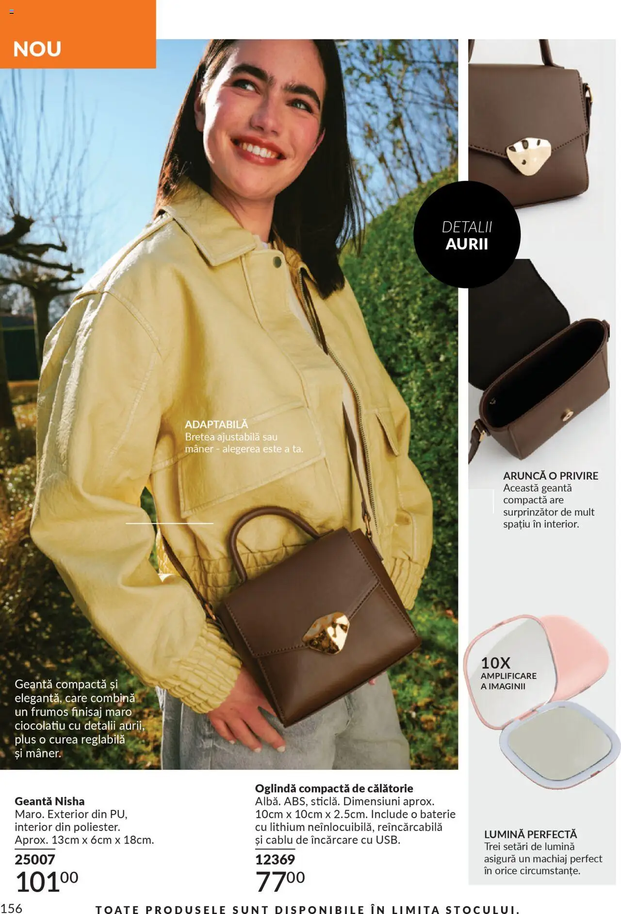 Noul catalog Avon – valabil de la 01.10.2025 | Pagină: 158 | Produse: Curea, Cablu, Geantă, Mâner