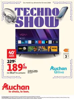 Auchan - Prévisualisation de Auchan - High tech électroménager valide à partir de 03.03.2026