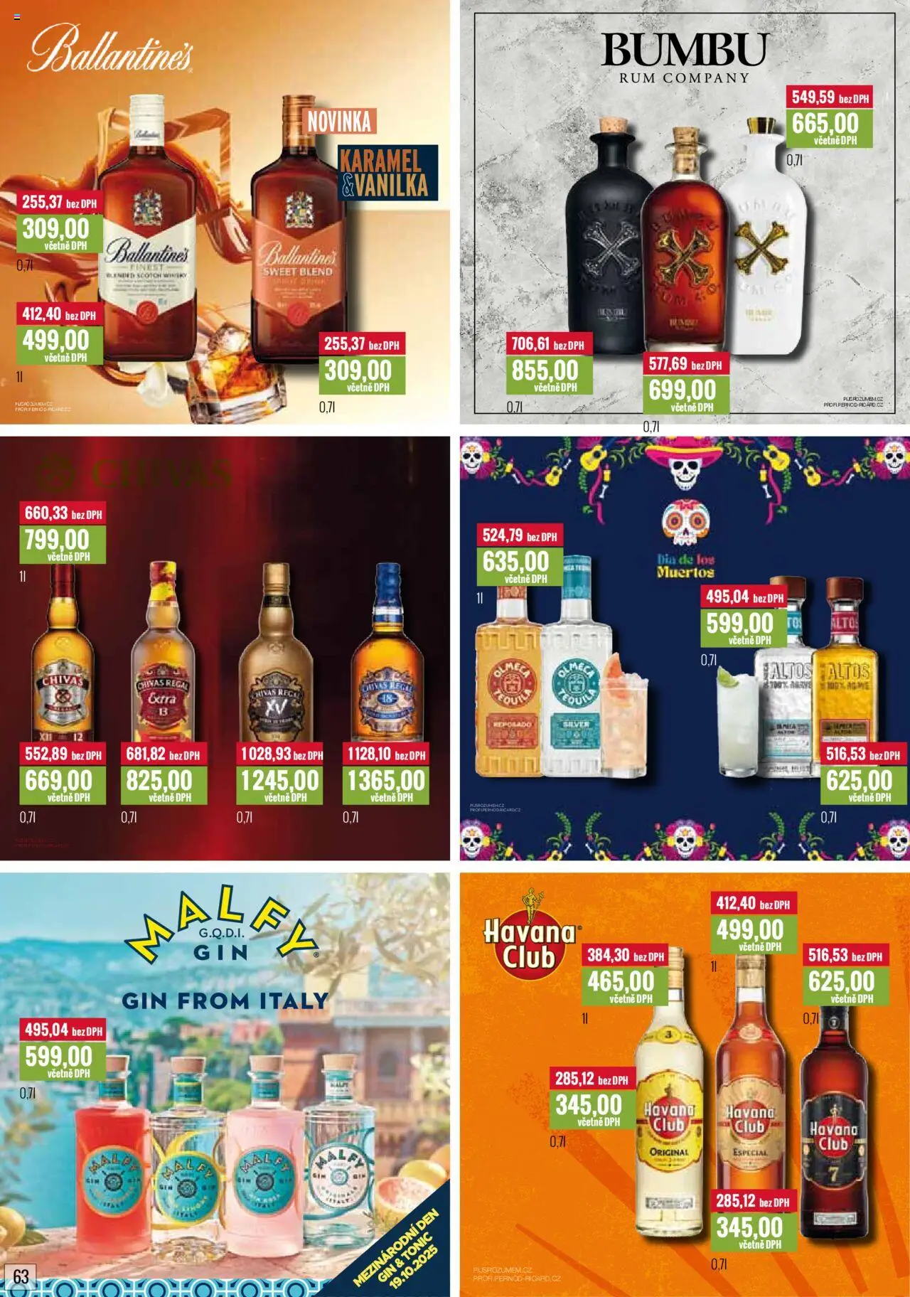 Ratio leták od 01.10.2025 | Strana: 64 | Produkty: Chivas, Rum, Chivas Regal, Bumbu Rum