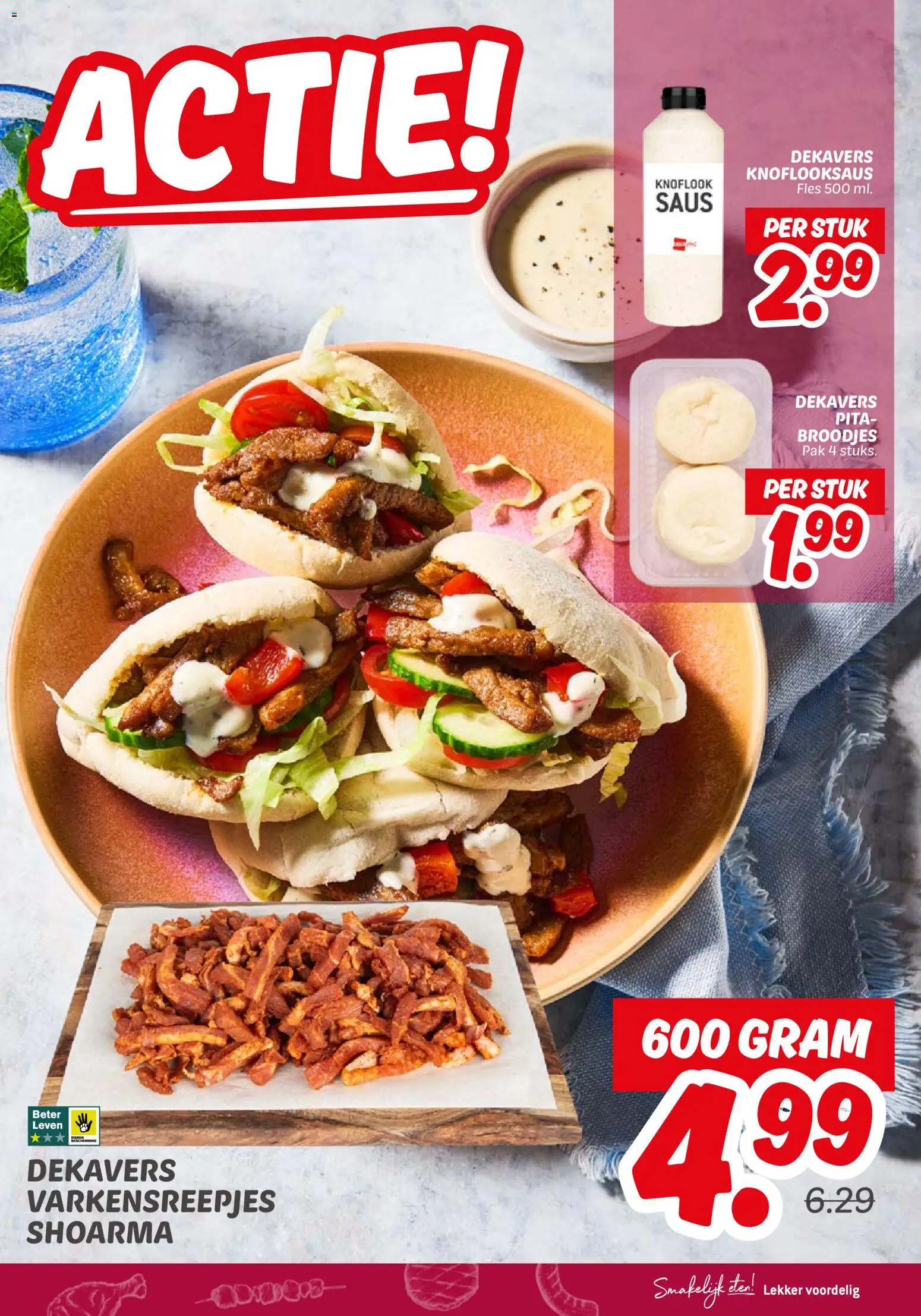 {H1} | Pagina: 9 | Producten: Fles, Saus, Knoflook, Broodjes