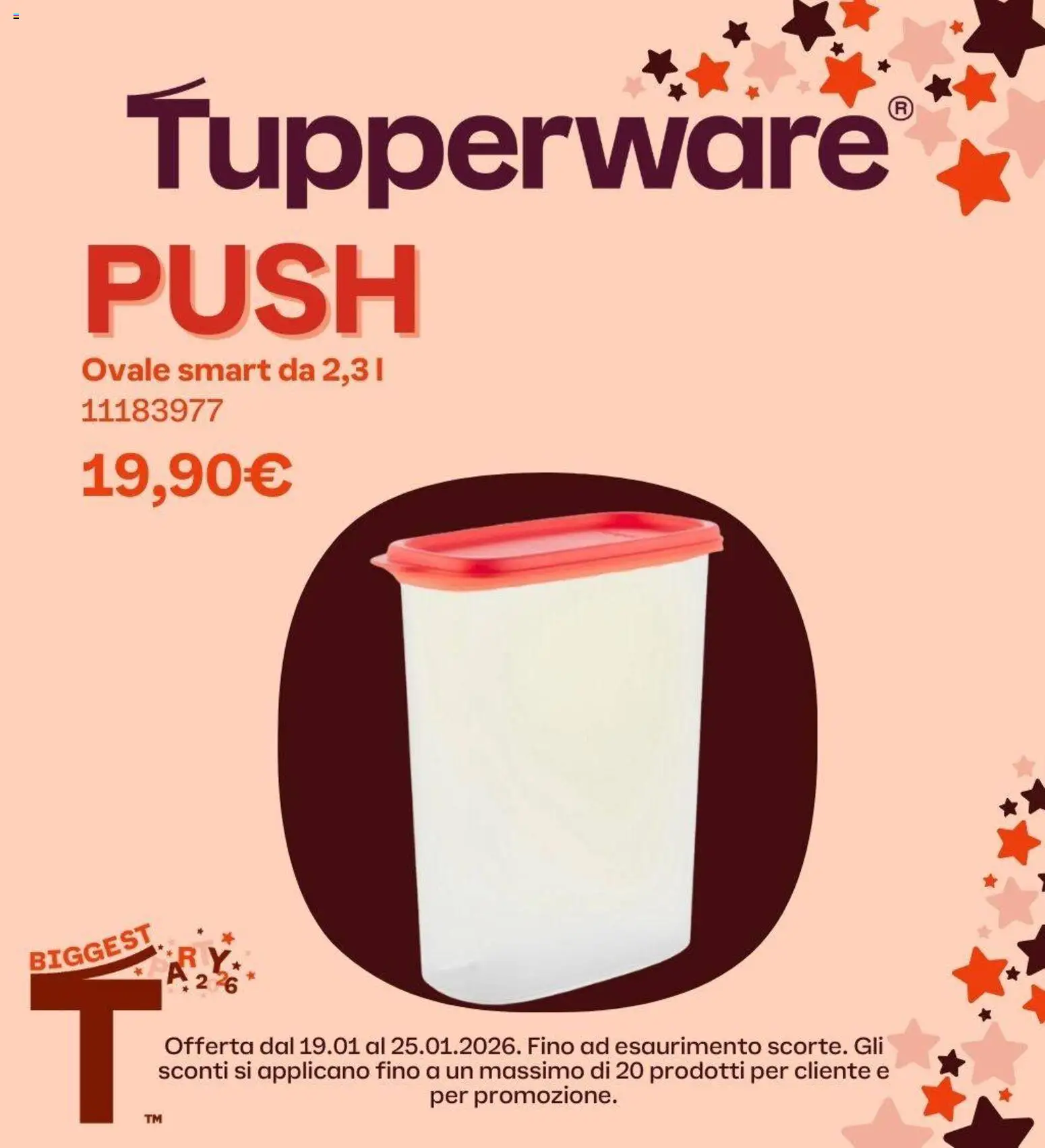 Volantino Tupperware del 19.01.2026 | Pagina: 1