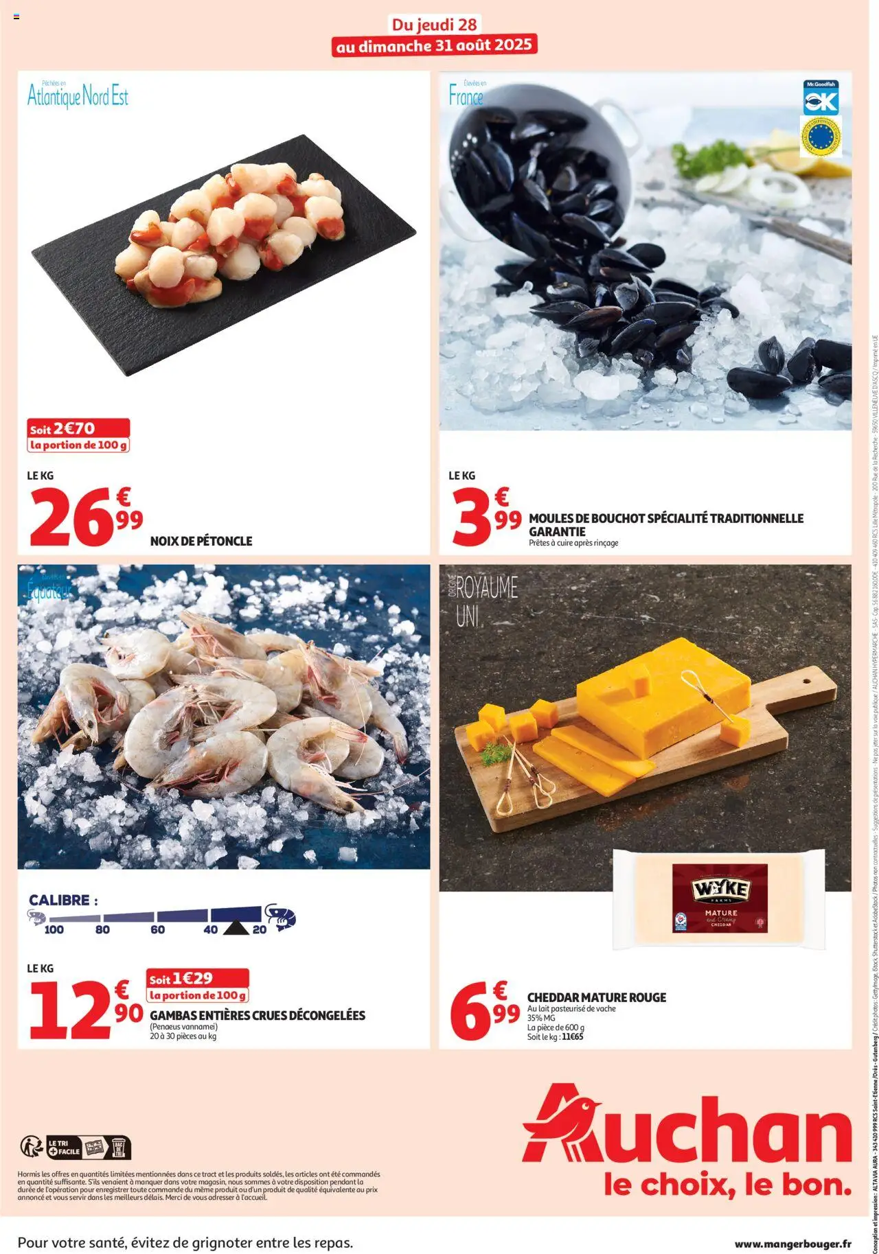  | Page: 2 | Produits: Moules de bouchot, Lait, Cheddar, Noix