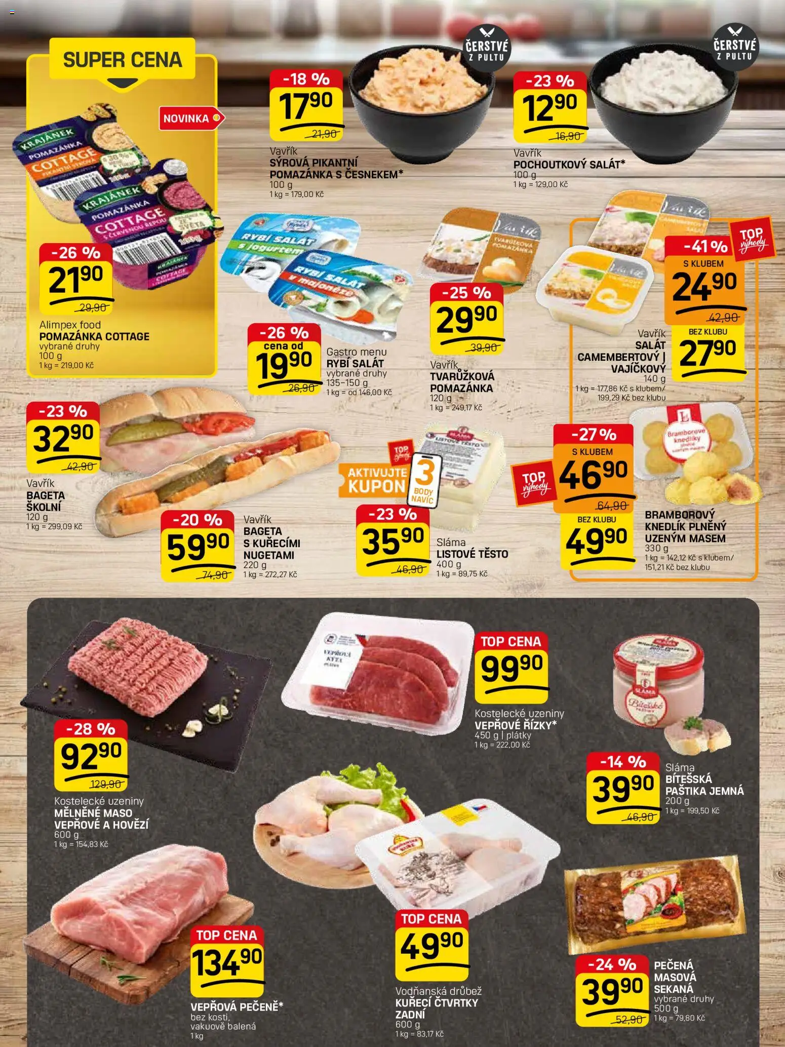 Flop leták - FlopTop od 15.04.2026 | Strana: 6 | Produkty: Listové těsto, Sekaná, Maso, Body