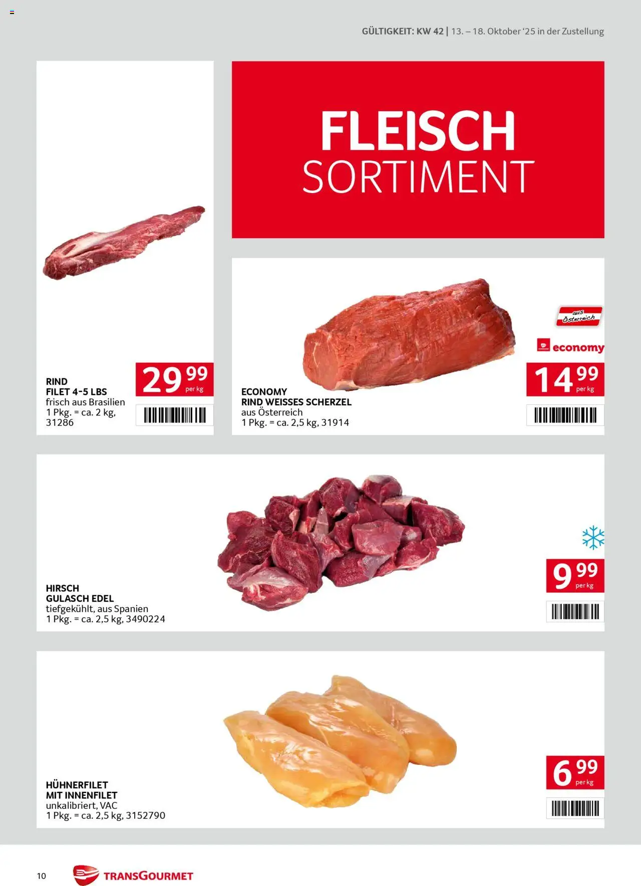 Transgourmet Zustellaktion gültig ab 13.10.2025 | Seite: 10