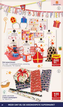 Aldi - Sint special - Voorbeeld van een folder van Aldi, geldig van 03.11.2025 | Pagina: 37 | Producten: Stickers