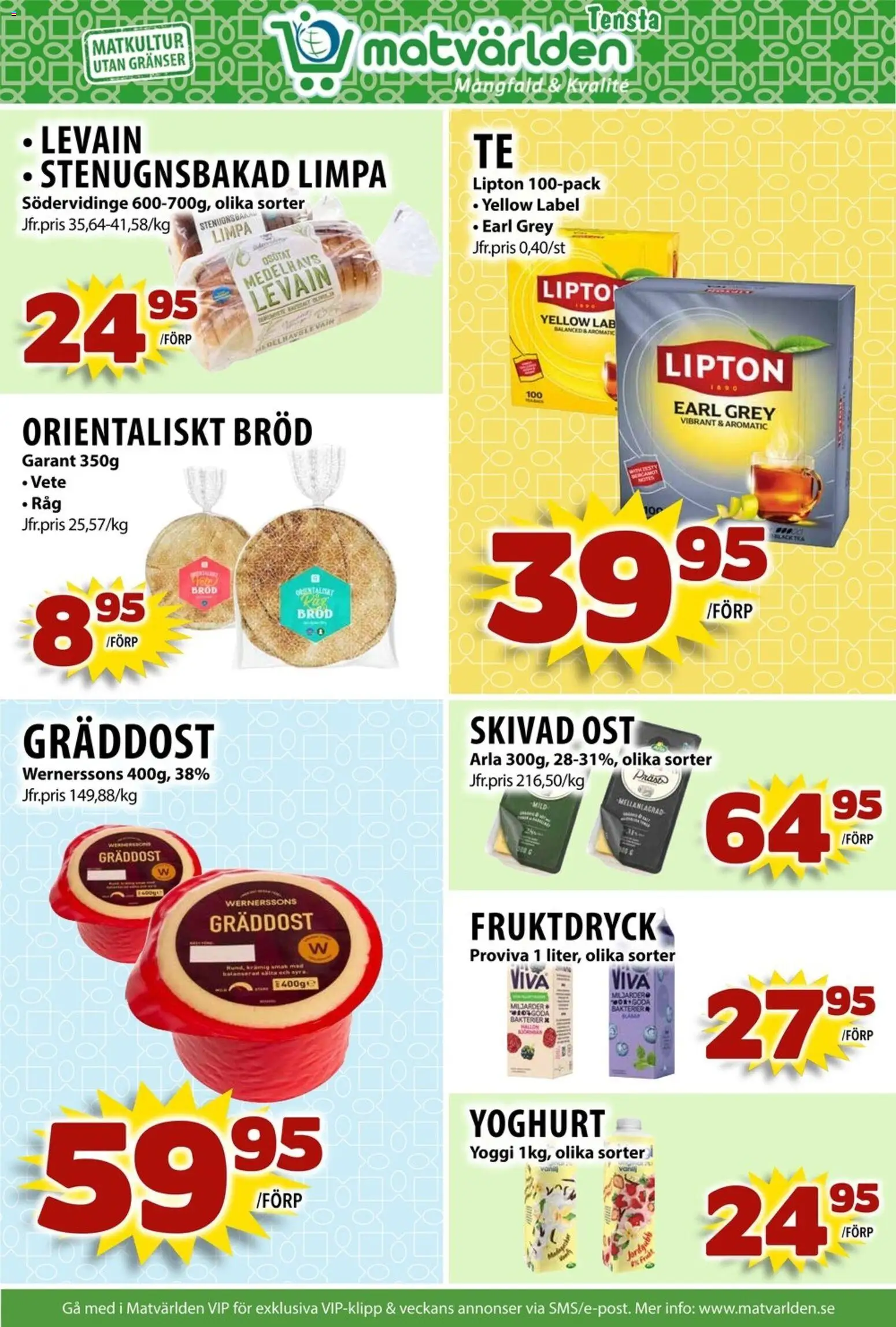 Matvärlden reklamblad aktuell från 29.12.2025 | Sida: 5 | Produkter: Ost, Yoghurt, Bröd, Yoggi
