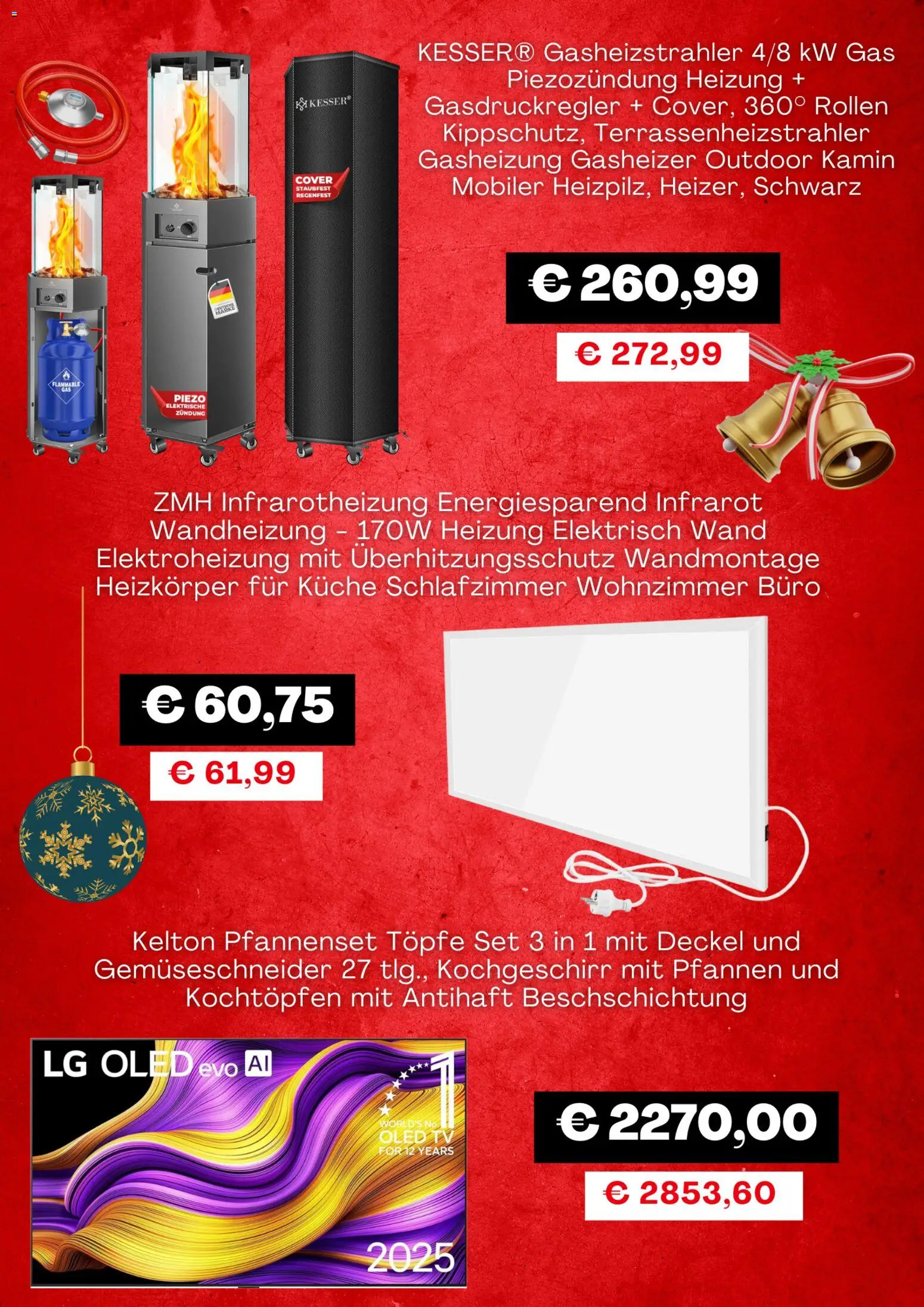 Kaufland Flugblatt gültig ab 11.12.2025 | Seite: 3 | Produkte: TV, Heizkörper