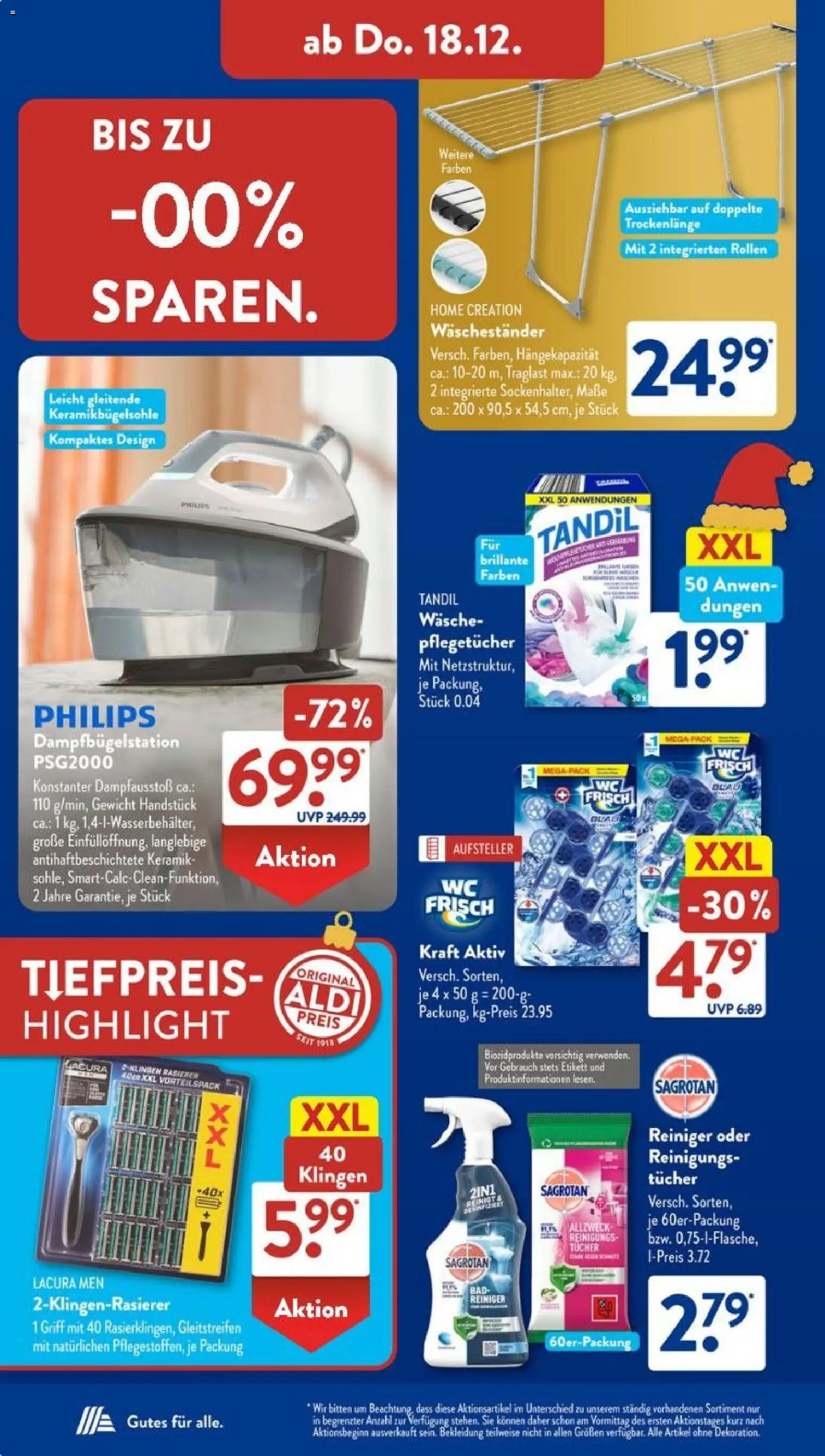 Aldi Süd Prospekt 	 – gültig ab 15.12.2025 | Seite: 10 | Produkte: Philips, Gewicht, Bekleidung, Home creation