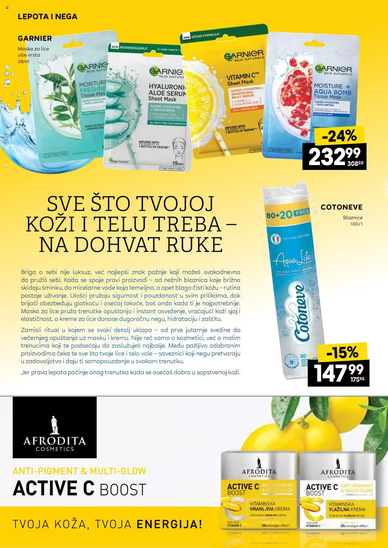 Idea katalog - važi od 06.09.2025 | Strana: 8 | Proizvode: Garnier, Sto, Krema, Maska