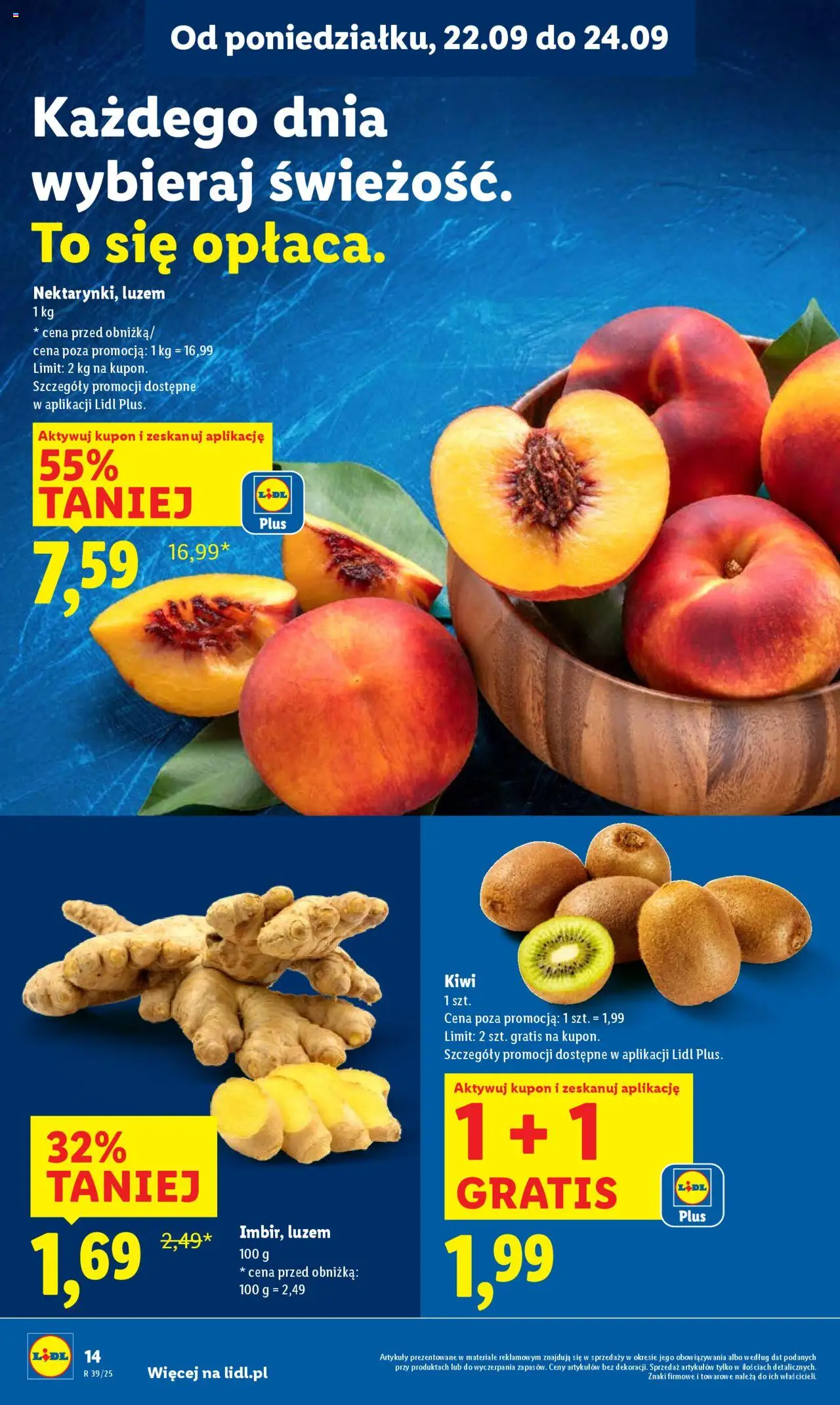 Lidl Gazetka od 22.09.2025 | Strona: 20 | Produkty: Kiwi