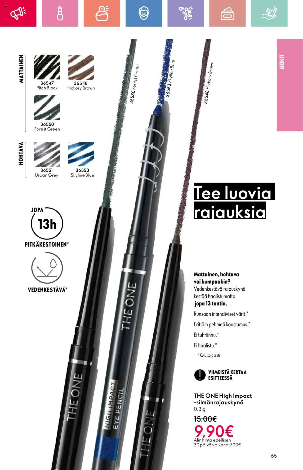  | Sivu: 65 | Tuotteet: Rajauskynä, Tee