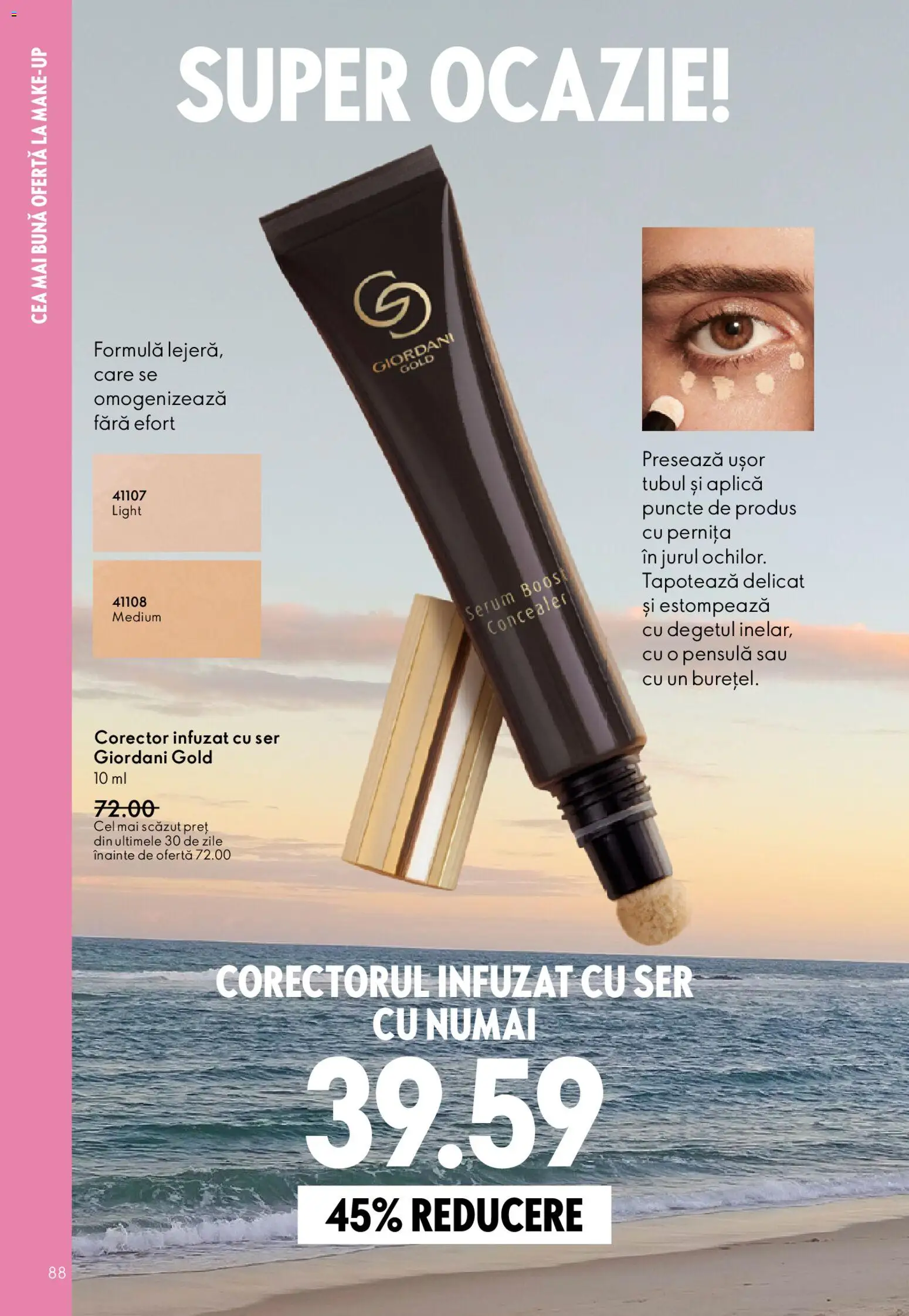 Noul catalog Oriflame – valabil de la 27.05.2026 | Pagină: 88 | Produse: Serum, Concealer