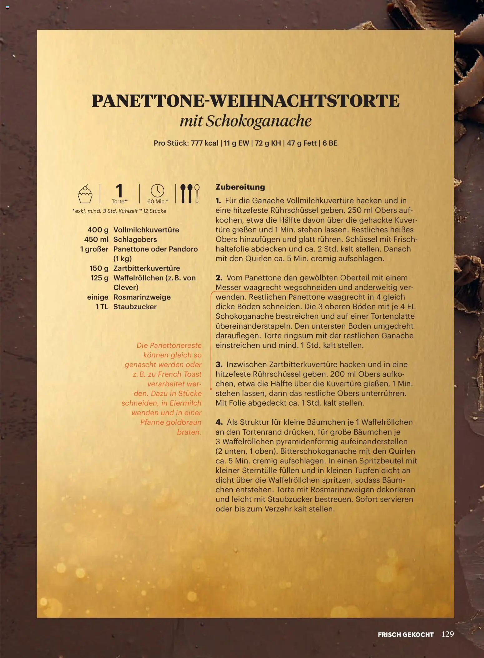 Billa AT akciós ujság - amely érvényes a következő dátumtól: 01.12.2025 | Oldal: 129 | Termékek: Panettone, Só