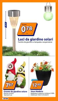 Anteprima del volantino Action volantino valido a partire dal 01.04.2026 | Pagina: 10 | Prodotti: Faretto, Vaso, Lampada