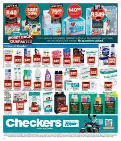Checkers specials catalogue – valid from 09.03.2026 | Page: 8 | Products: Bleach, Conditioner, Paper plates, Tissues