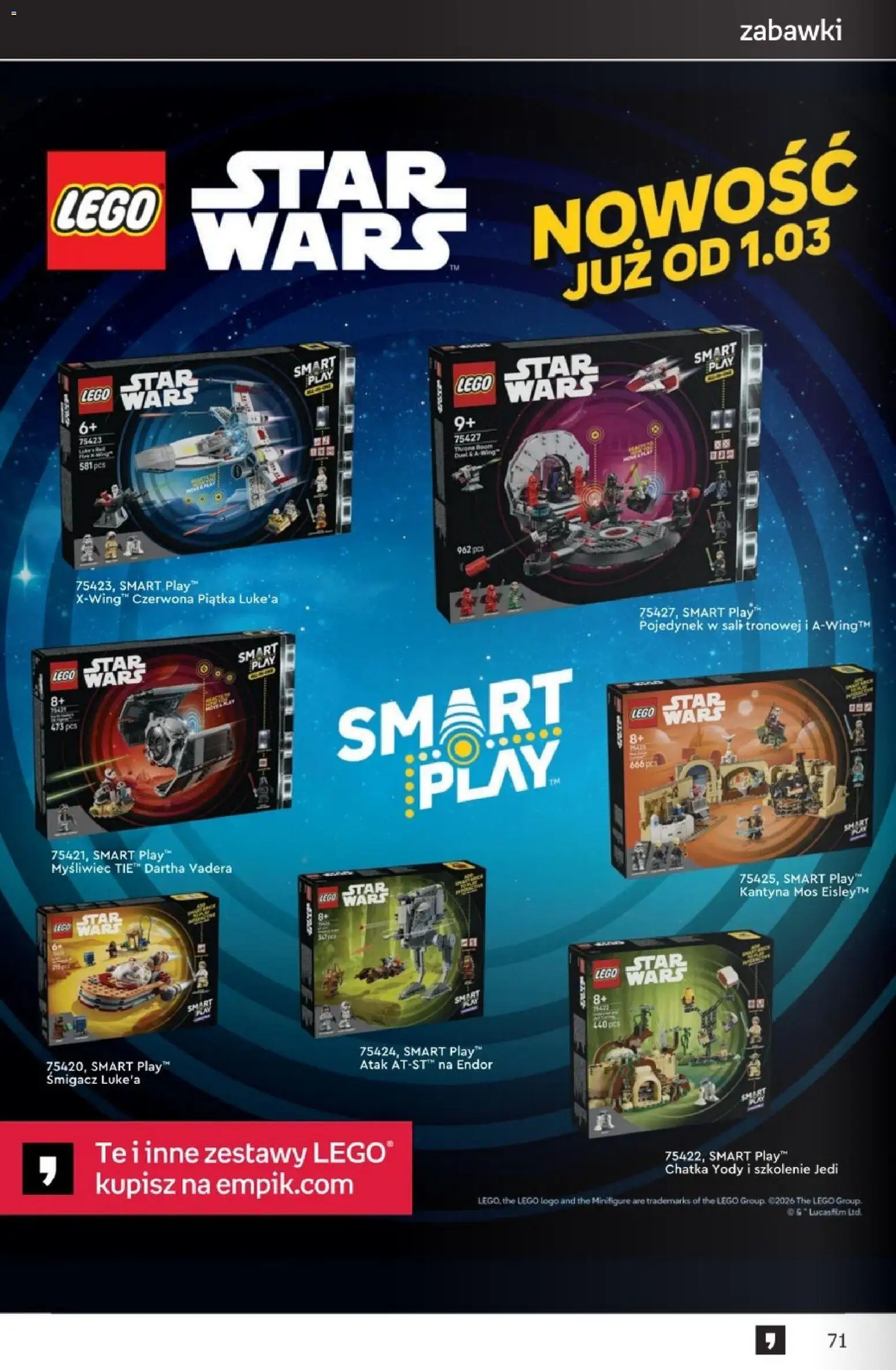 Empik promocje - Tom kultury Zabawki od 25.02.2026 | Strona: 12 | Produkty: Lego