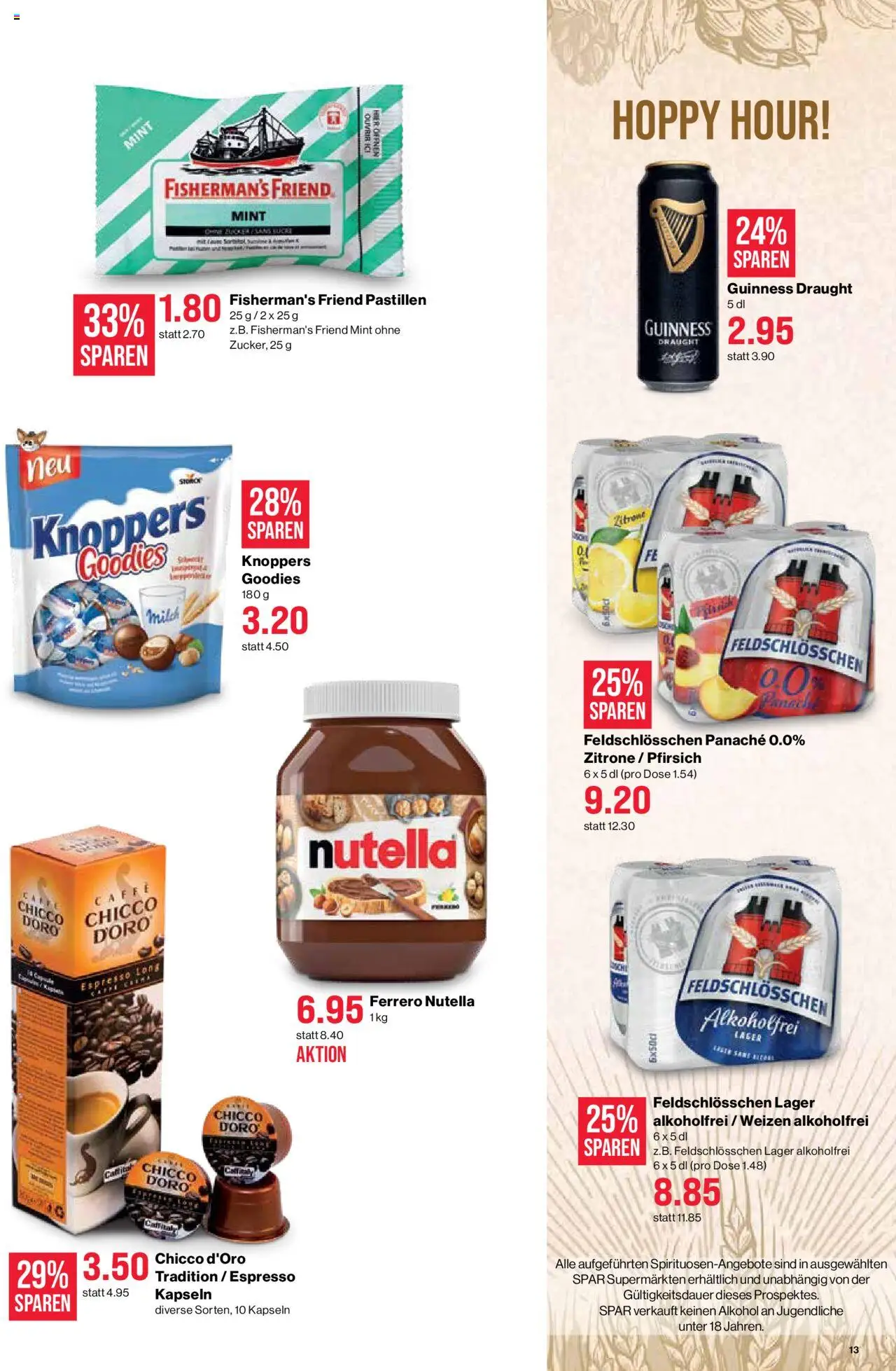 SPAR Aktionen ab 07.08.2025 | Seite: 13 | Produkte: Spabad, Milch, Pfirsich, Zitrone