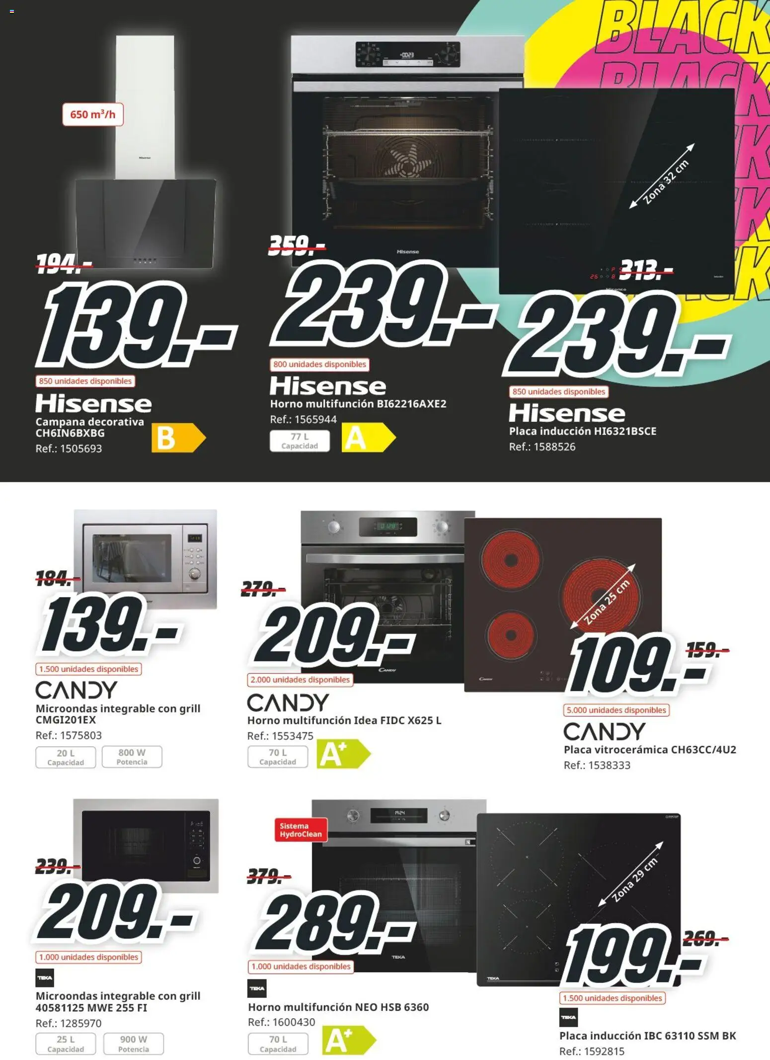 Media Markt Black Friday │ válido desde el 03.11.2025 | Página: 17 | Productos: Horno