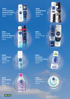 27.11.2025 tarihinden itibaren geçerli olan Metro kataloğu önizlemesi | Sayfa: 52 | Ürünler: Krem, Deodorant, Makyaj