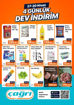 27.04.2026 tarihinden itibaren geçerli olan Çağrı Market kataloğu önizlemesi