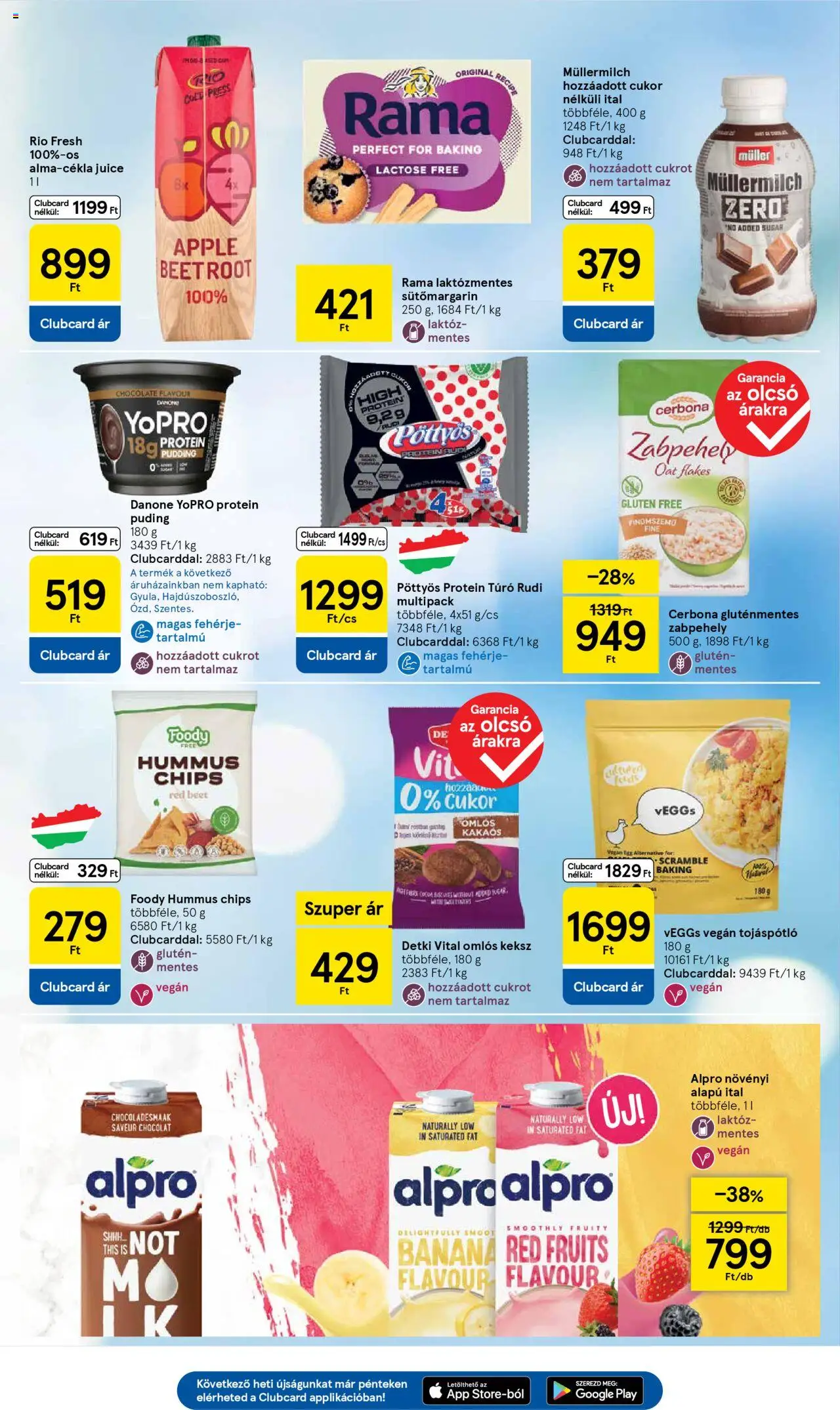 Tesco akciós ujság - amely érvényes a következő dátumtól: 05.06.2025 | Oldal: 19 | Termékek: Puding, Chips, Protein, Túró