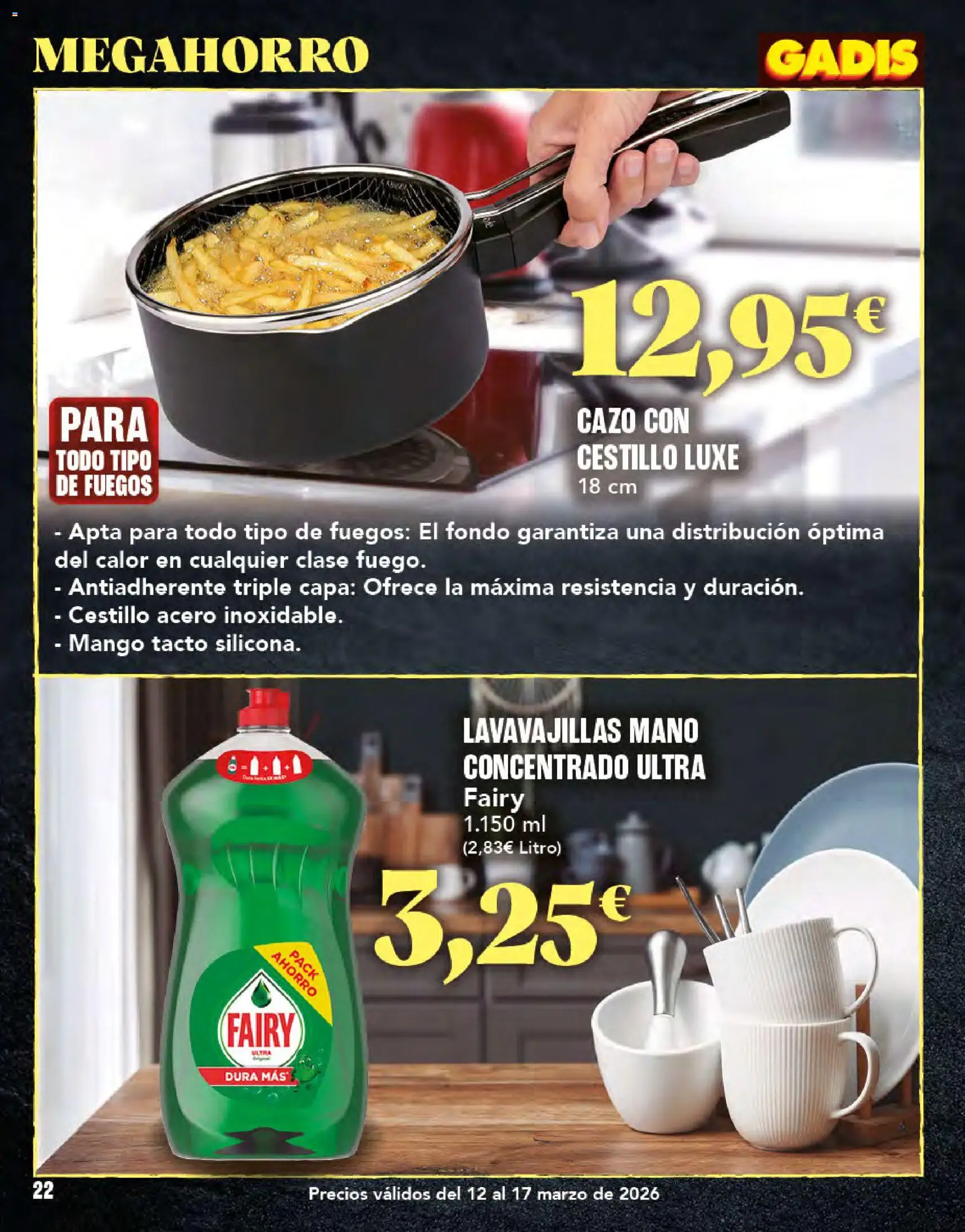 Gadis folleto │ válido desde el 12.03.2026 | Página: 22 | Productos: Lavavajillas, Ρούτερ