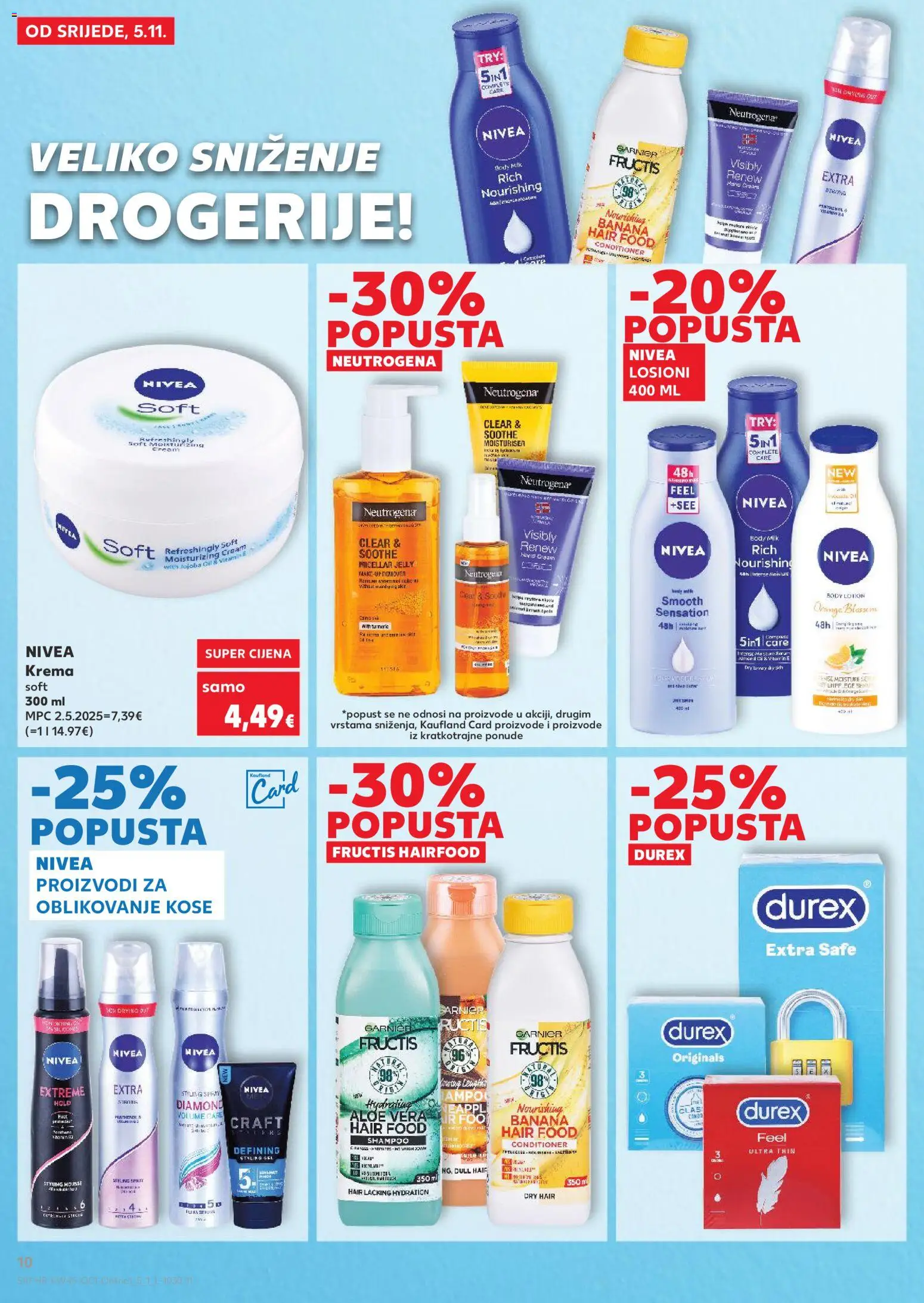 Kaufland katalog | vrijedi od 05.11.2025 | Stranica: 10 | Proizvodi: Krema, Nivea, Garnier