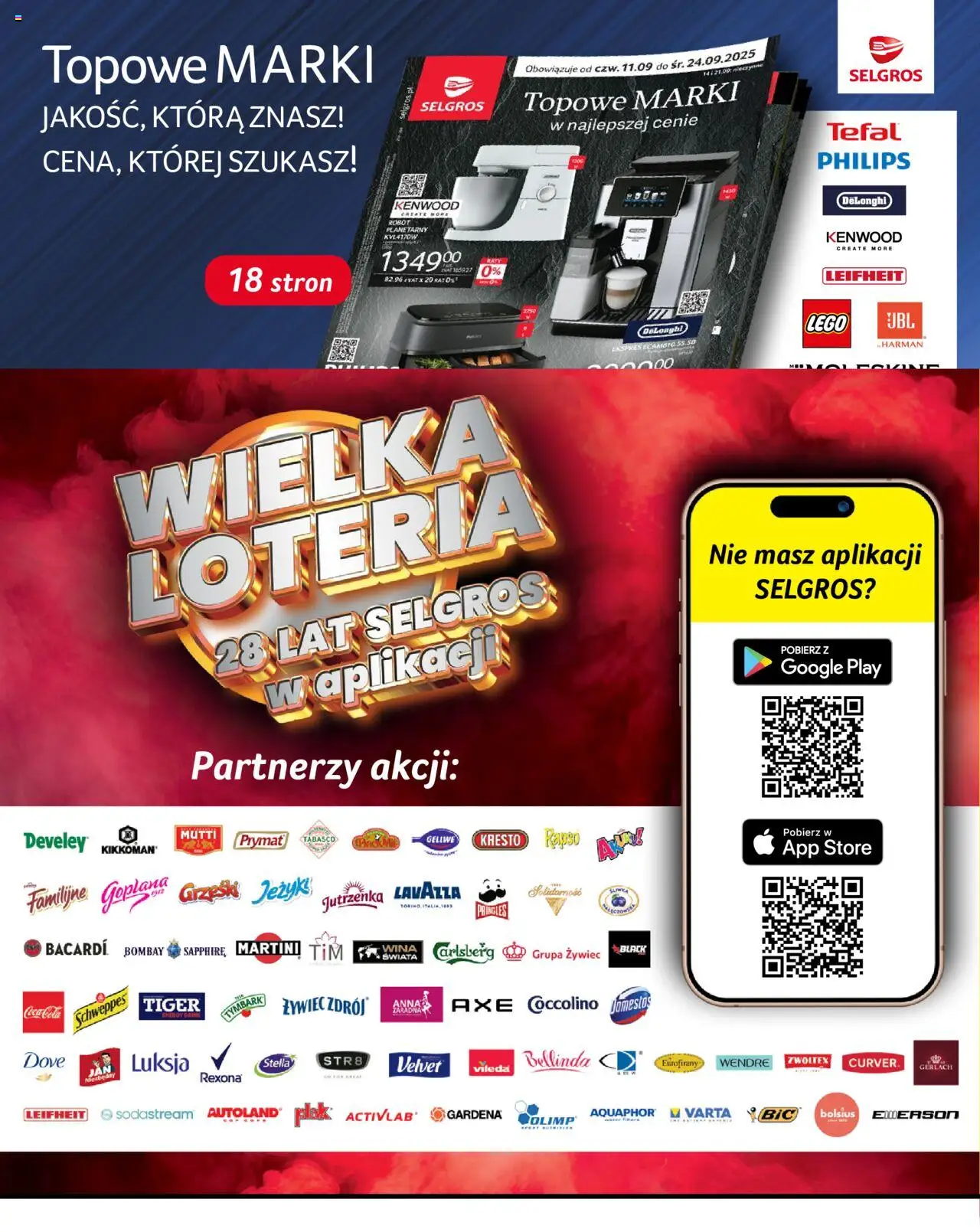 Selgros cash&carry Gazetka - Oferta przemysłowa od 11.09.2025 | Strona: 2 | Produkty: Martini, Lavazza, Coccolino, Coca cola