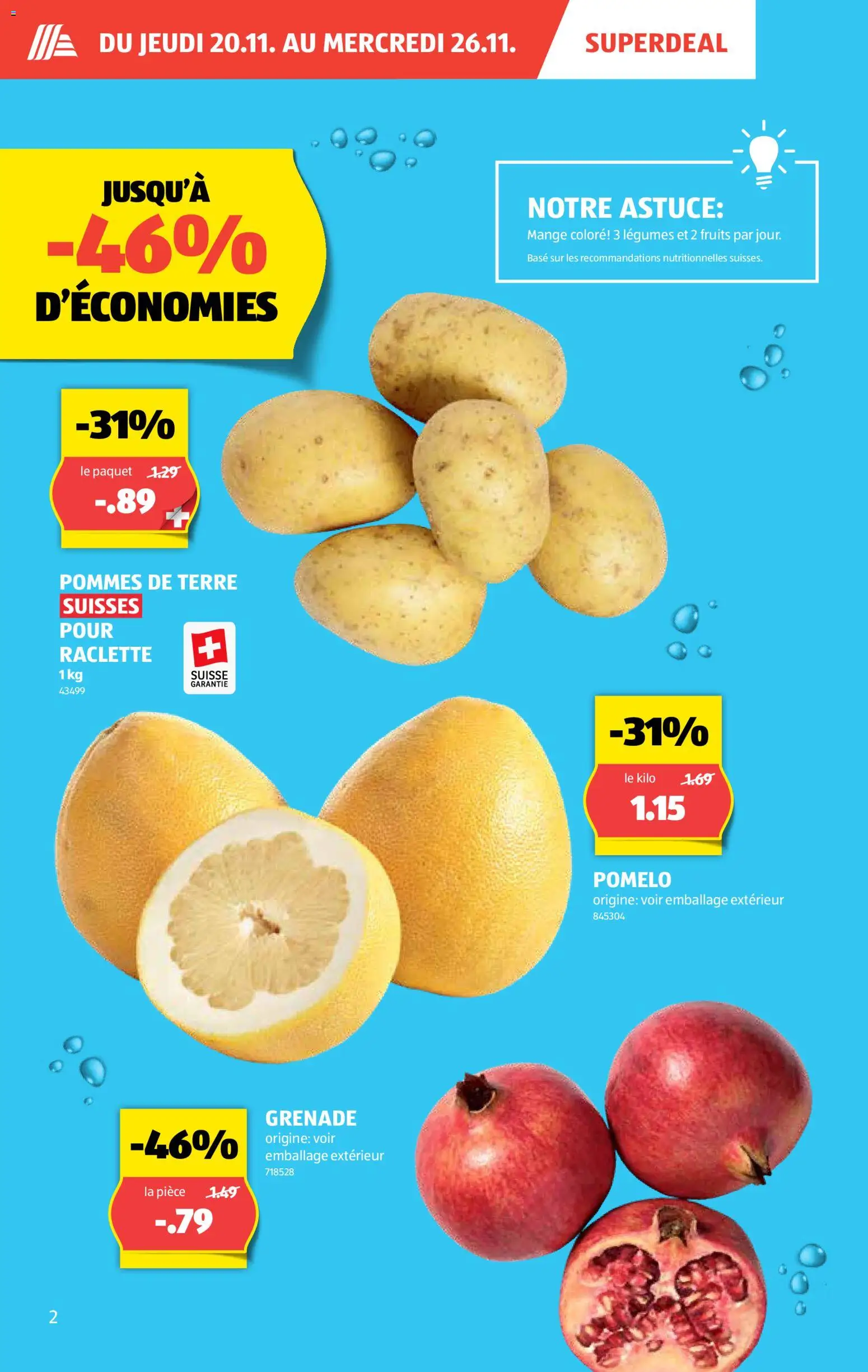 Aldi Aktionen FR – gültig ab 20.11.2025 | Seite: 3 | Produkte: Raclette