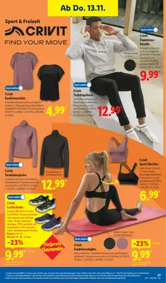 Lidl Prospekt Kornwestheim ab 10.11.2025 gültig | Seite: 49 | Produkte: Trainingshose, Hoodie, Laufschuhe