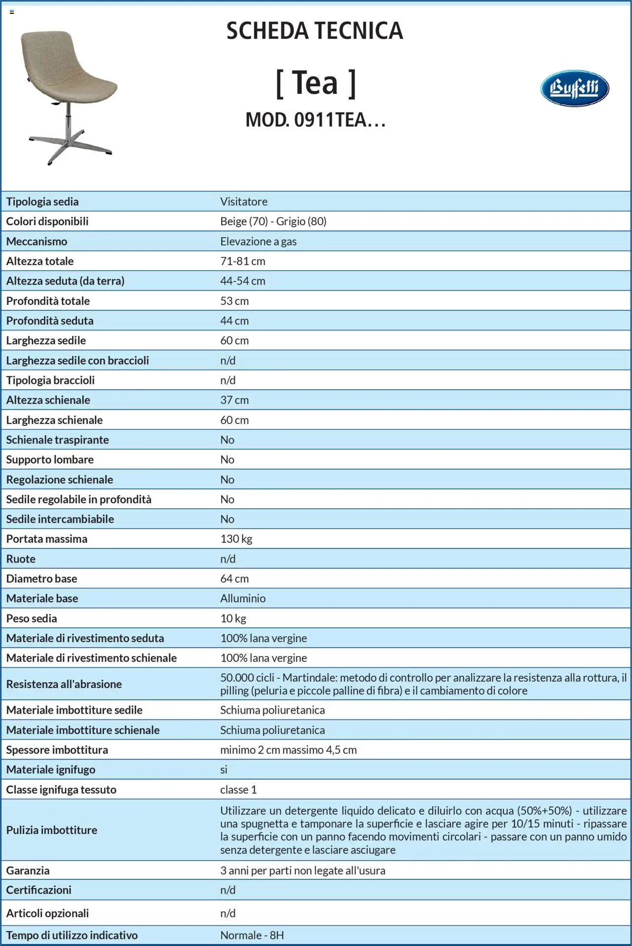 Volantino Buffetti del 28.06.2025 | Pagina: 170 | Prodotti: Acqua, Braccioli, Alluminio, Sedia