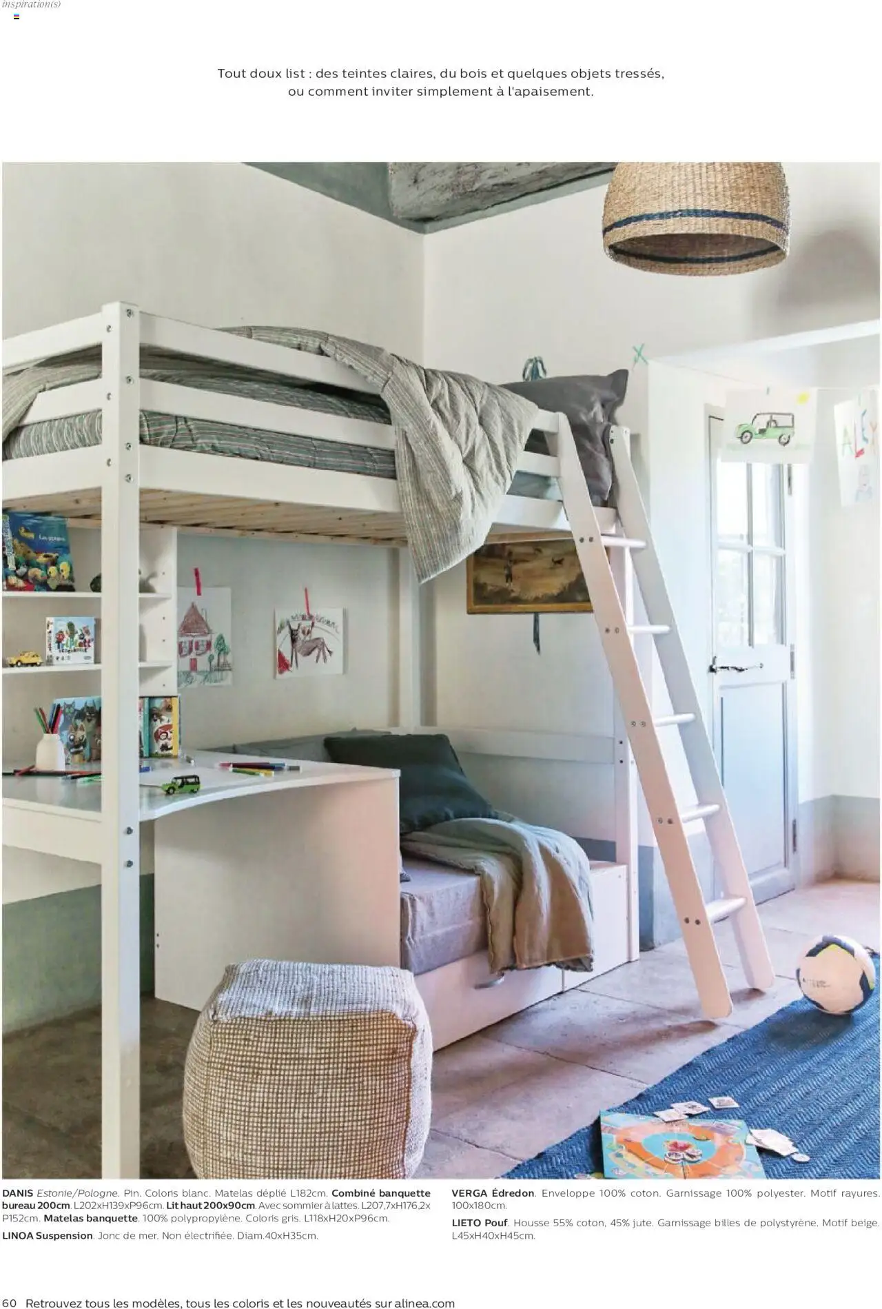 {H1} | Page: 60 | Produits: Bureau, Enveloppe, Lit, Matelas