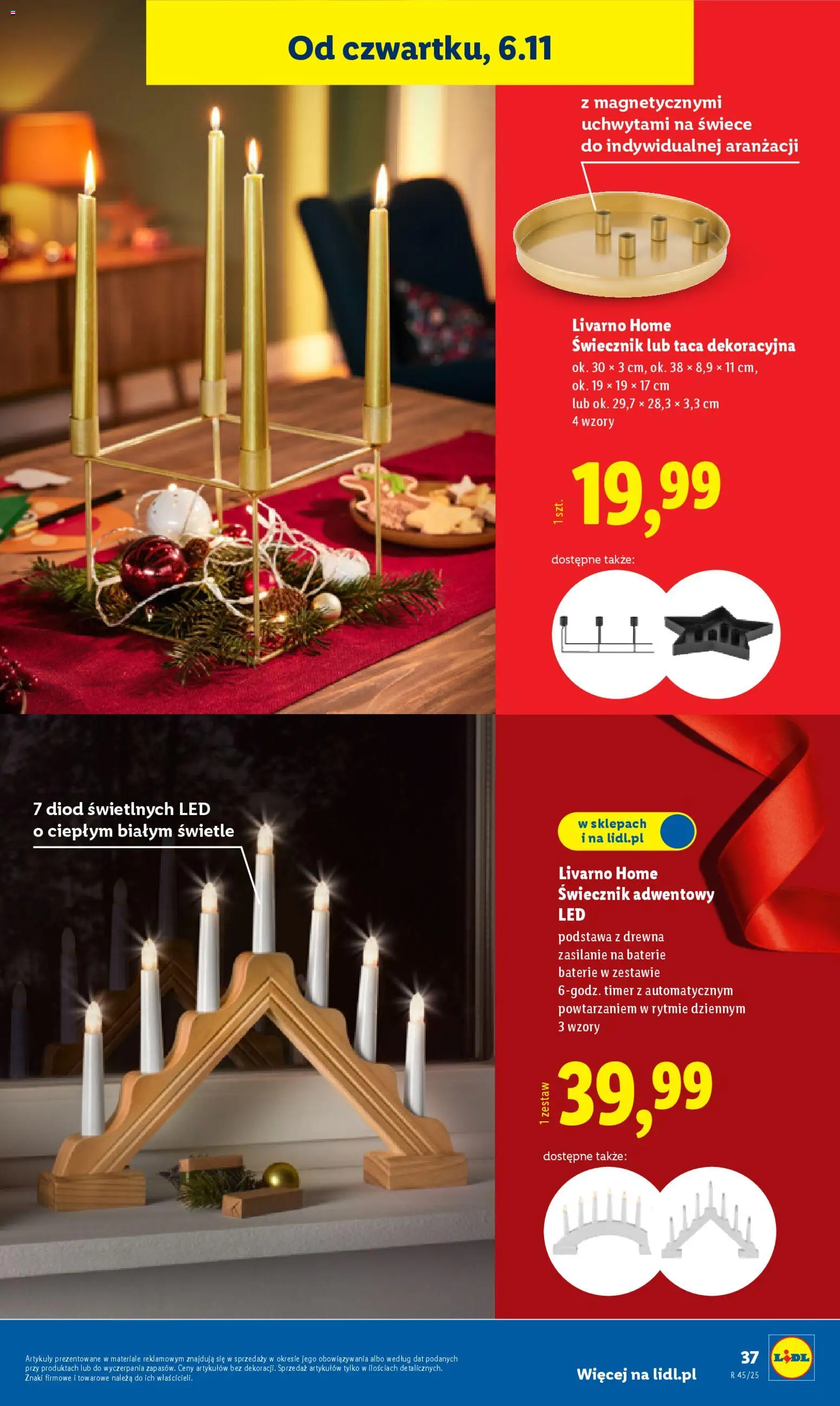 Lidl Katalog od 03.11.2025 | Strona: 41 | Produkty: Baterie, Świece
