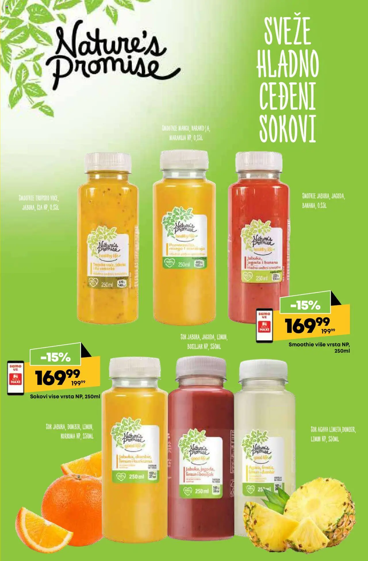 Tempo katalog - važi od 07.08.2025 | Strana: 9 | Proizvode: Banana, Med, Sok, Limun