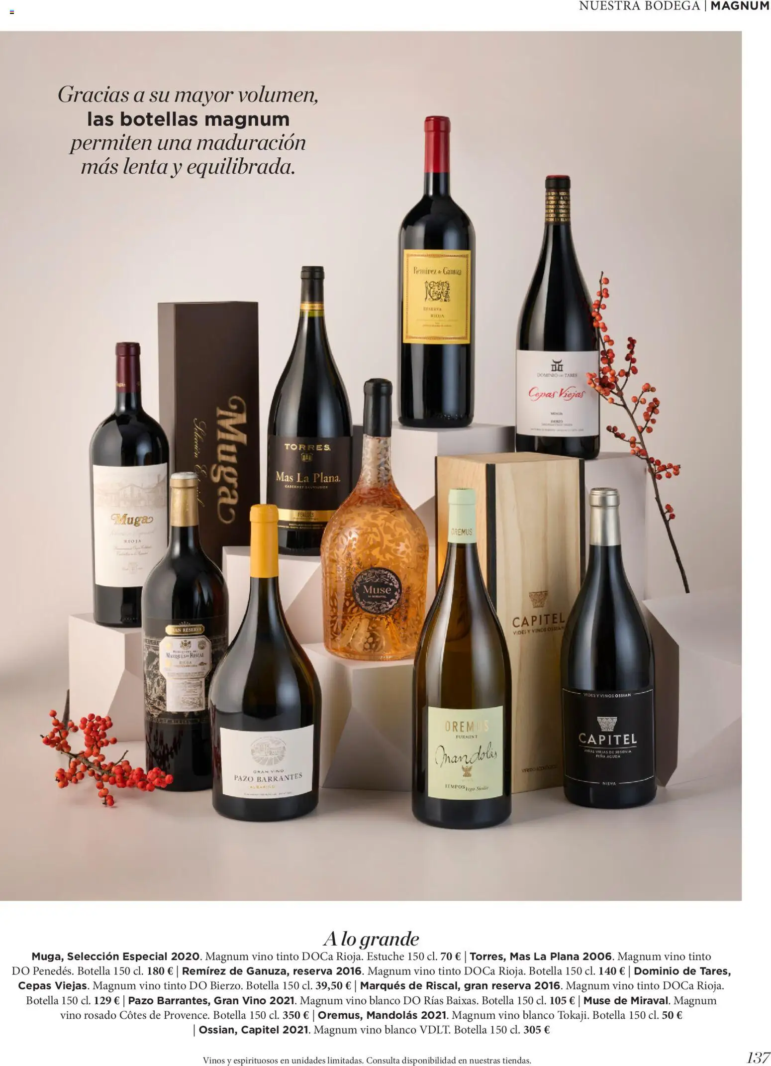 El Corte Inglés ofertas │ válido desde el 19.11.2025 | Página: 137 | Productos: Vino rosado, Vino