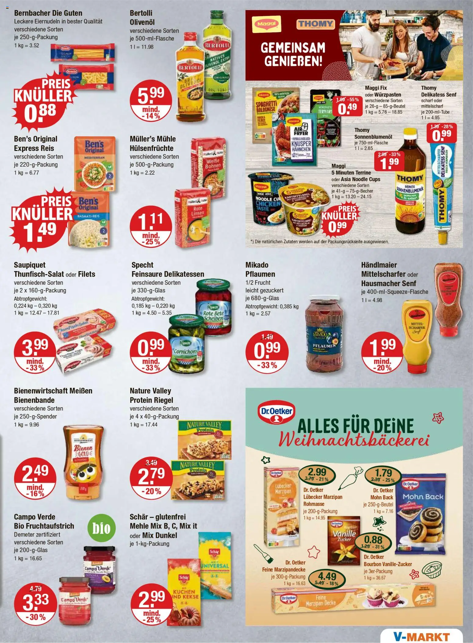 V-Markt - Schwaben / Oberbayern – gültig ab 13.11.2025 | Seite: 11 | Produkte: Mühle, Bertolli olivenol, Maggi fix, Bourbon