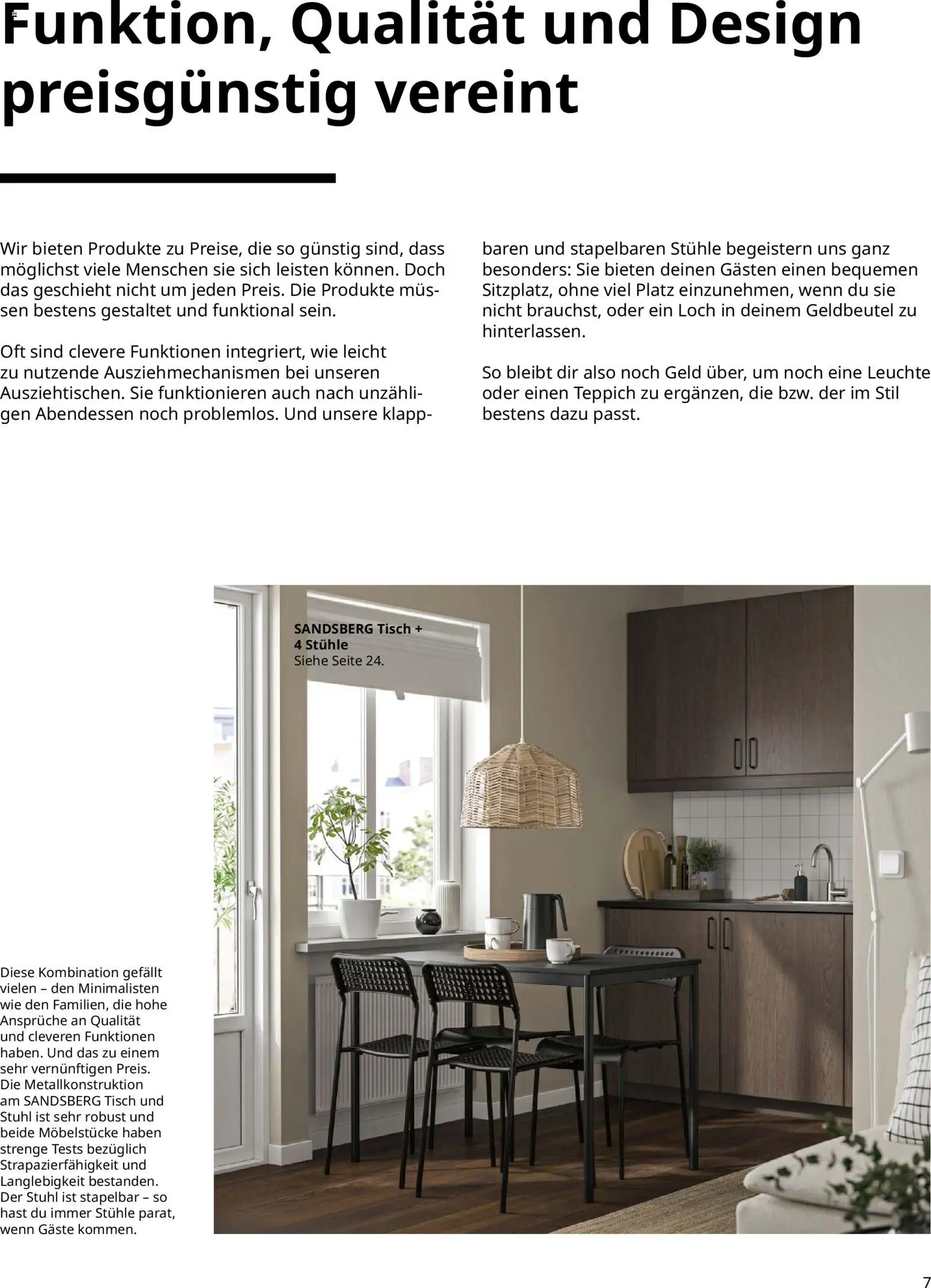 Ikea Essplatz – gültig ab 02.01.2026 | Seite: 7 | Produkte: Tisch, Stuhl, Teppich