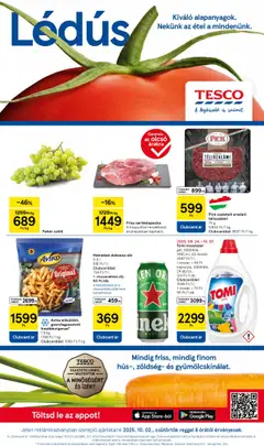 Tesco Szupermarket - Akciós újság  - amely érvényes a következő dátumtól: 02.10.2025