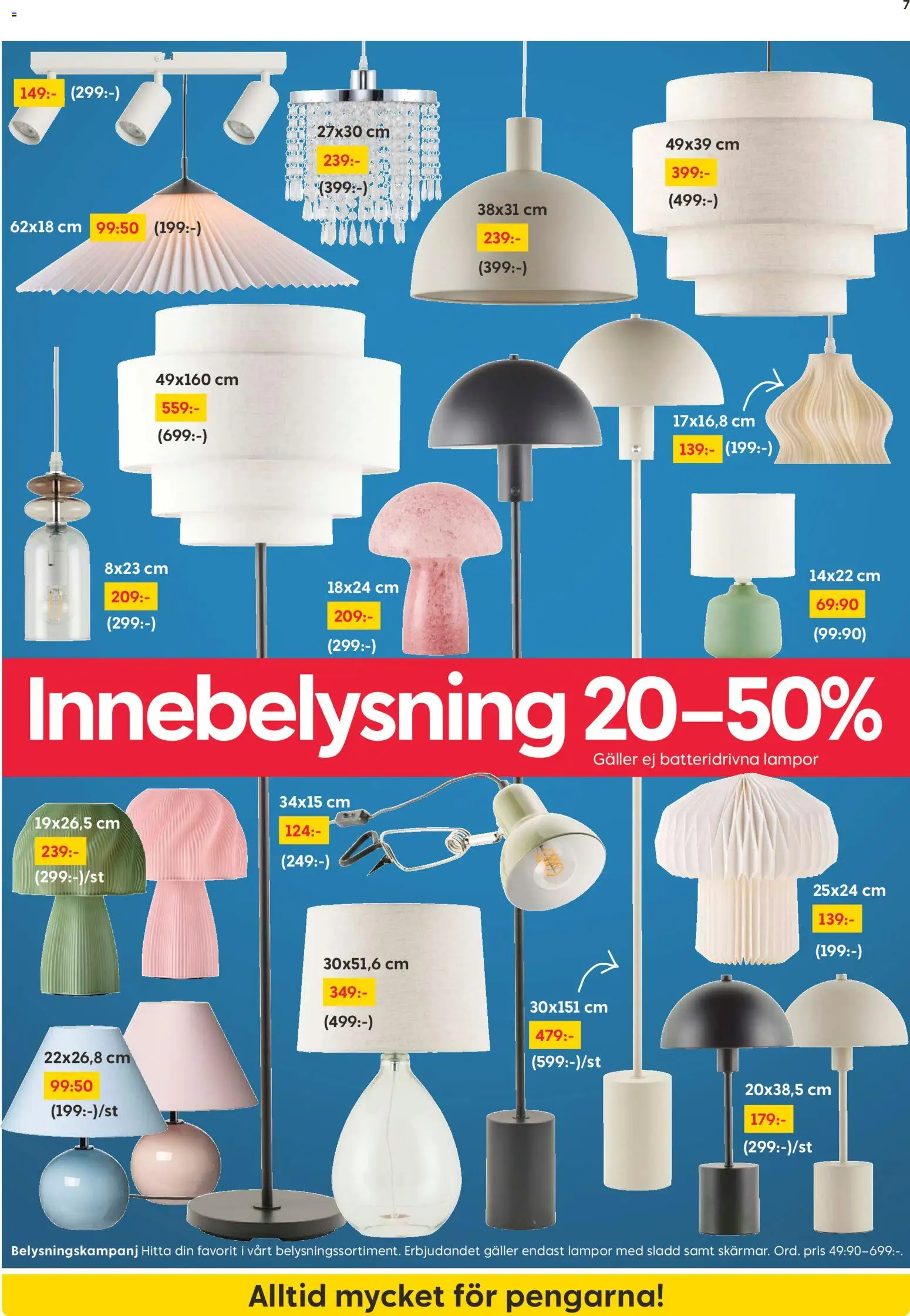 Rusta reklamblad aktuell från 19.01.2026 | Sida: 7 | Produkter: Galler, Sladd