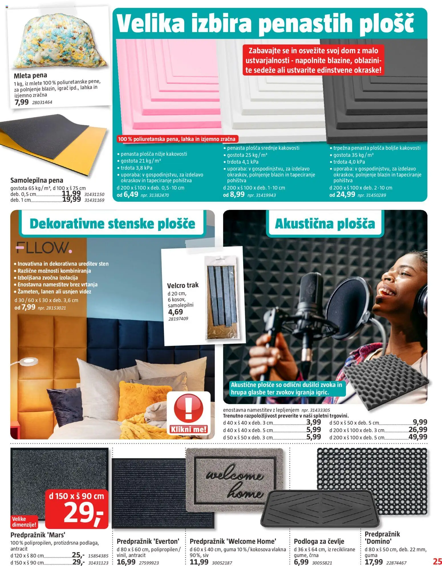 Novi Bauhaus katalog ponudbe – veljaven od 06.11.2025 | Stran: 25 | Izdelki: Predpraznik, Podloga