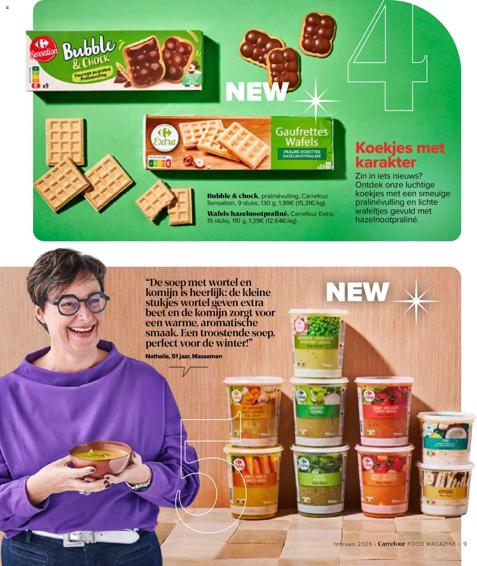 {H1} | Pagina: 9 | Producten: Koekjes, Wafels, Komijn