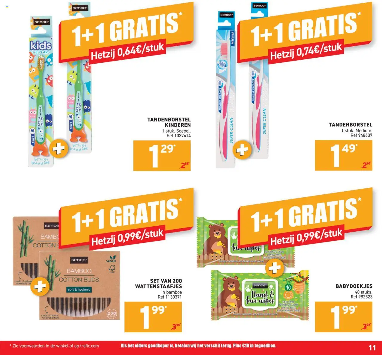  | Pagina: 11 | Producten: Babydoekjes, Tandenborstel