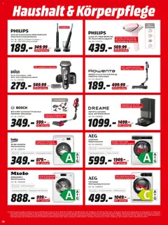Saturn Prospekt 	 - gültig ab dem 21.07.2025 | Seite: 10 | Produkte: Miele, Bosch, Philips, Waschmaschine