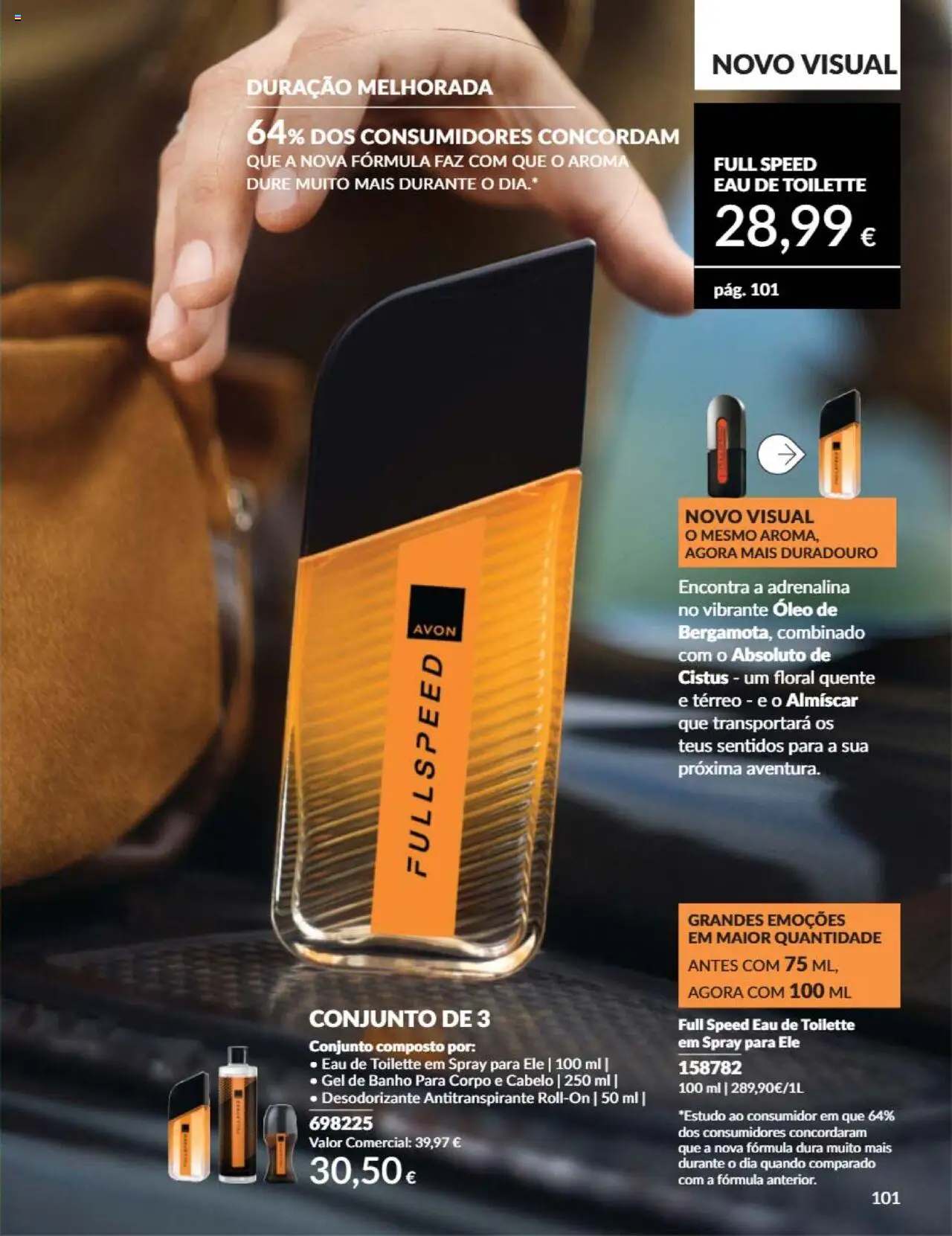 Catálogo Avon Campanha 6 │ válido de 01.06.2025 | Página: 101 | Produtos: Eau de toilette, Gel de banho, Banho, Óleo