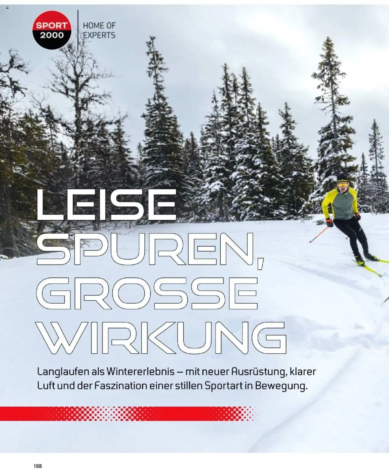 Sport2000 Prospekt Home of Schnee erleben – gültig ab 23.09.2025 | Seite: 168