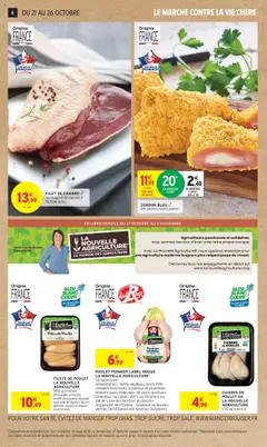 Intermarché - Prévisualisation de Intermarché - Découvrez nos offres de la semaine valide à partir de 21.10.2025 | Page: 8 | Produits: Cuisses de poulet, Volaille, Cordon bleu, Céréales