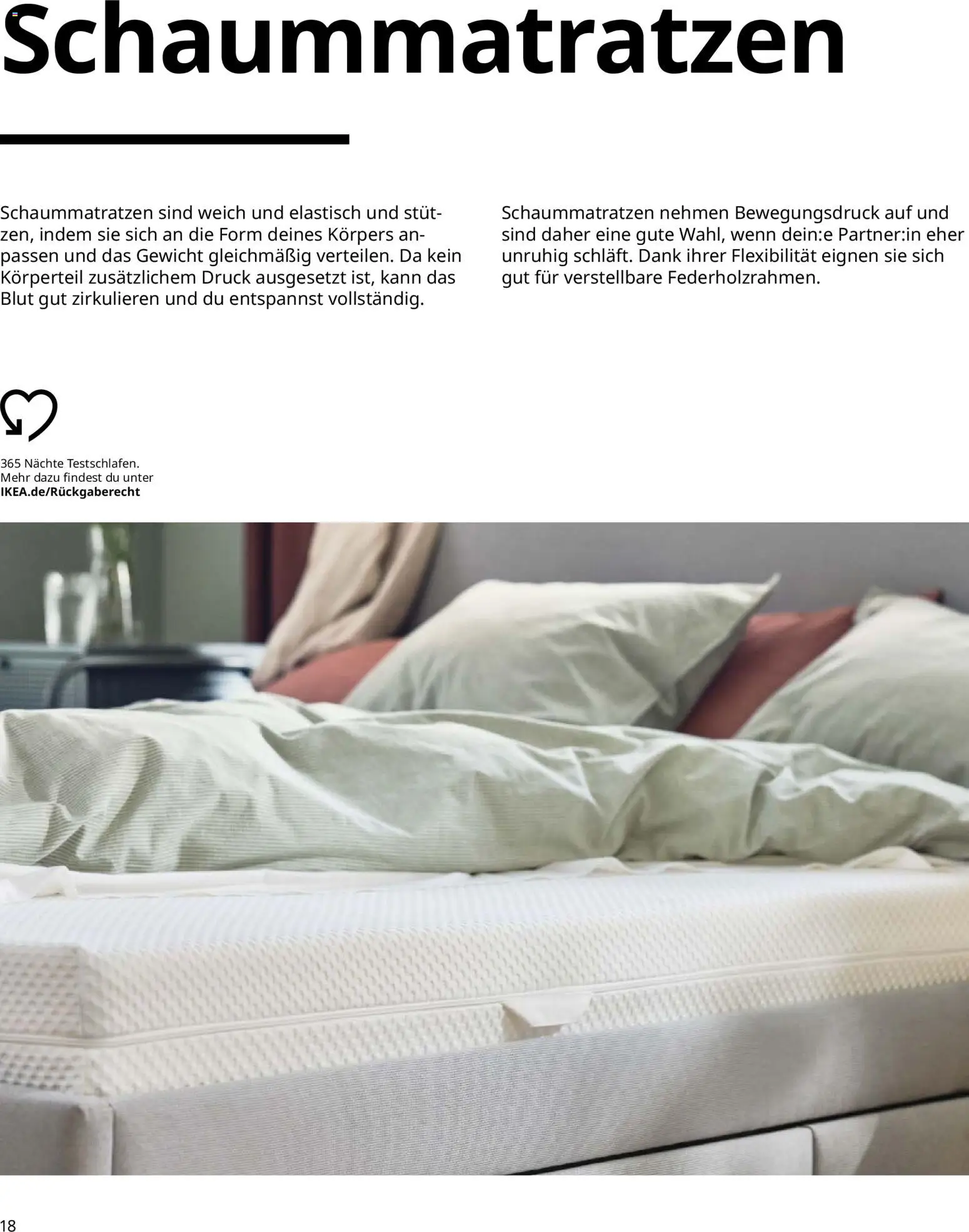 Ikea Prospekt  Schlafkomfort	 – gültig ab 30.09.2025 | Seite: 18 | Produkte: Gewicht