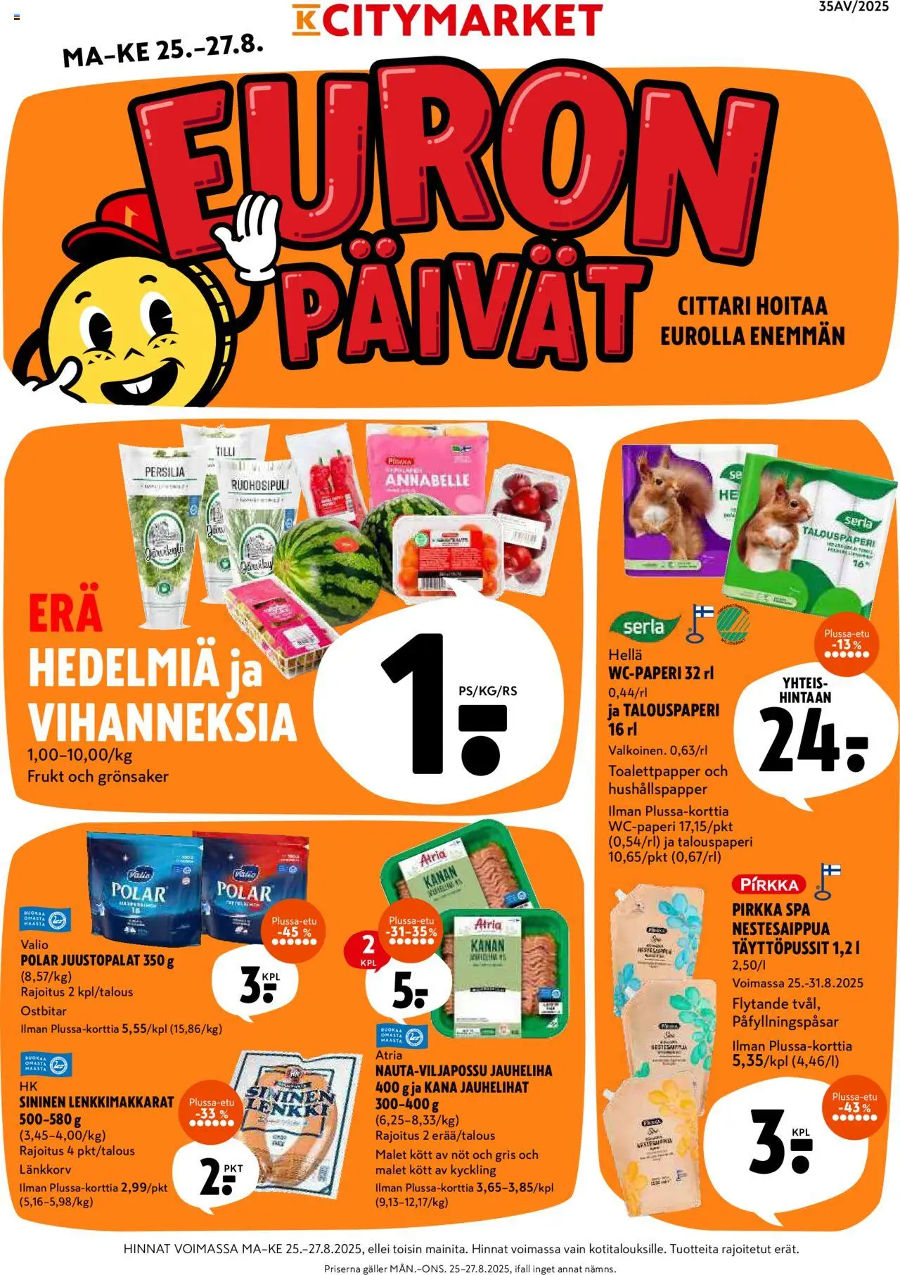  | Sivu: 1 | Tuotteet: Hella, Jauheliha, Kana, Persilja
