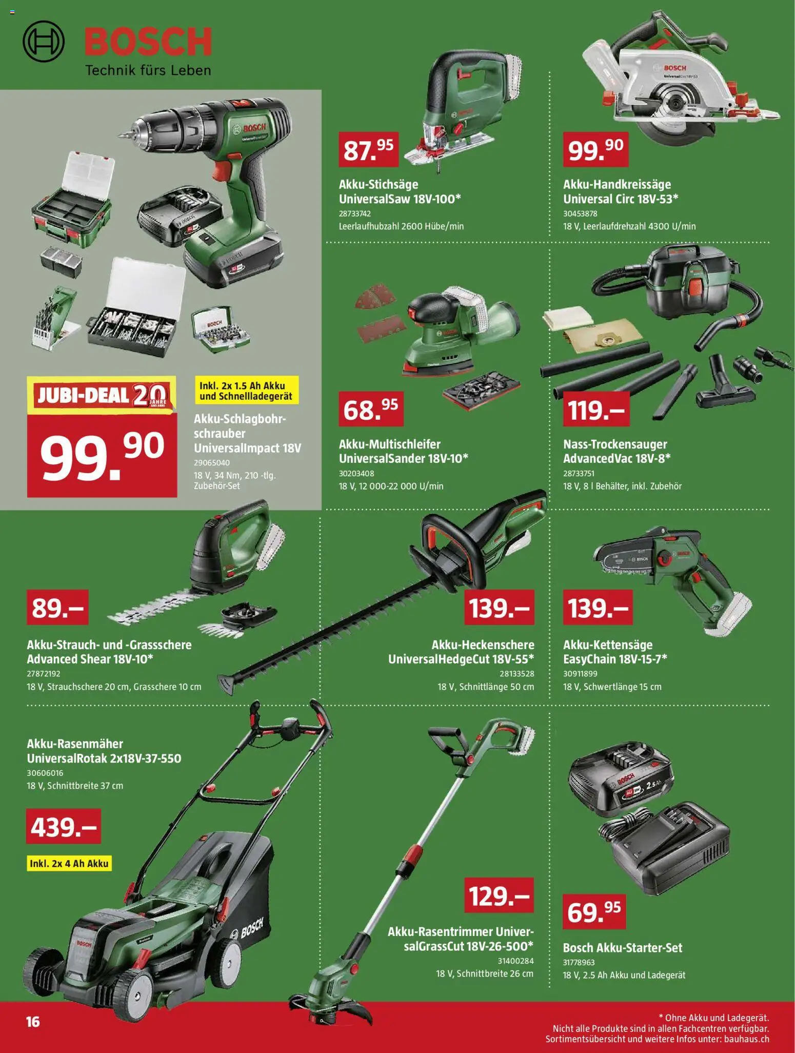 Bauhaus aktionen – gültig ab 23.03.2026 | Seite: 16 | Produkte: Ladegerät, Bosch