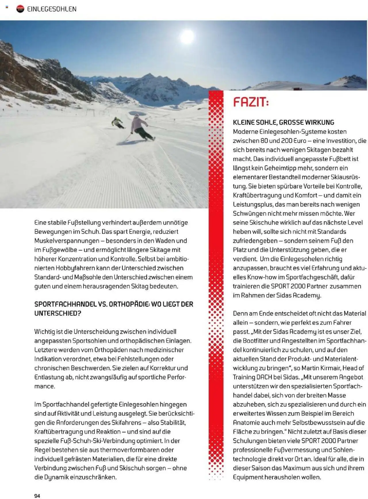 Sport2000 Prospekt Home of Schnee erleben – gültig ab 23.09.2025 | Seite: 94
